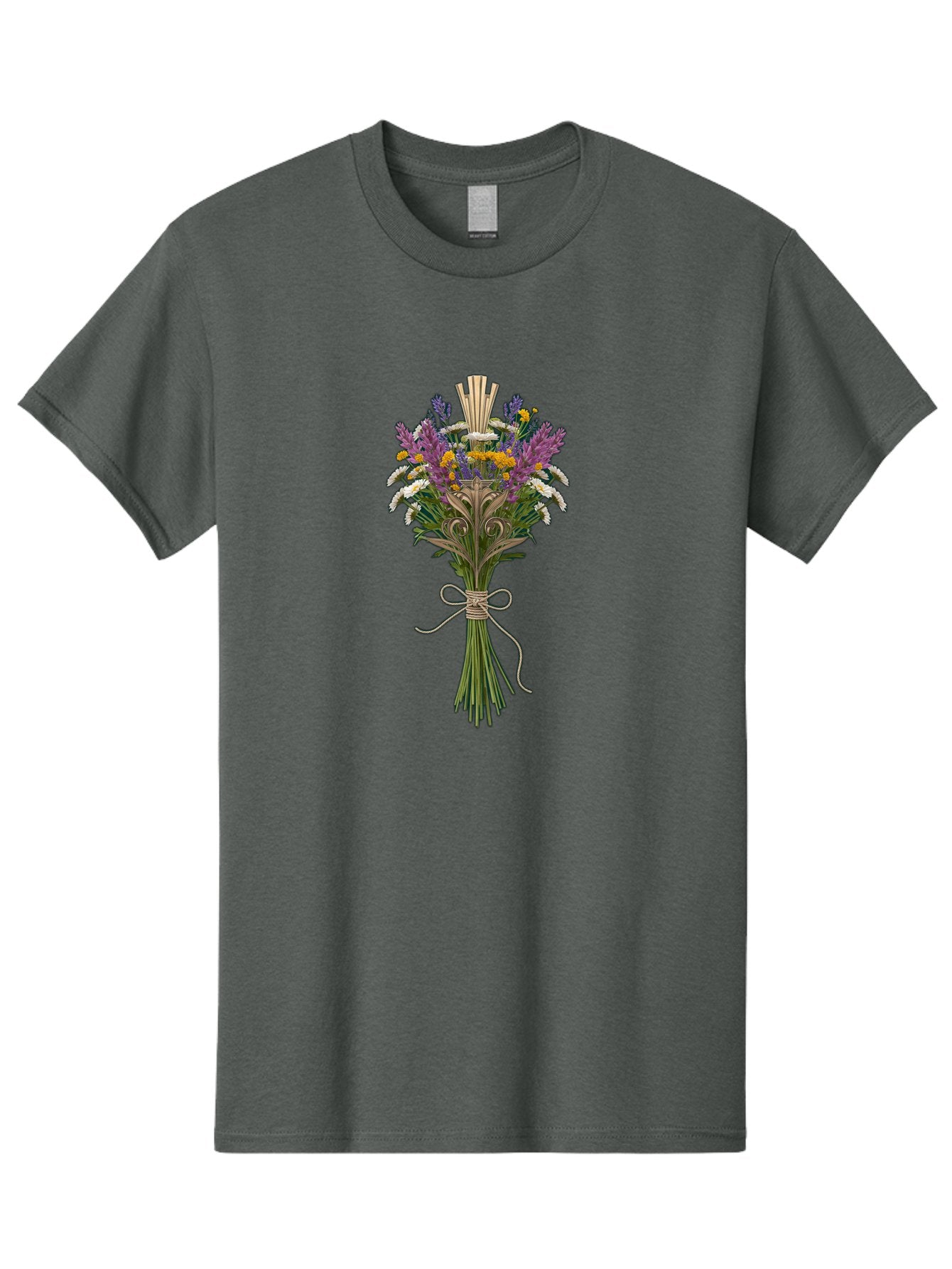 Wildflower-Bouquet-11 Men'S Graphic Tee, 100% Cotton, Comfortable Casual Summer Wear, Machine Washable, Vintage Camera, Old Camera, Antique Camera, Black Camera, Classic Photography, Photography Equipment, Nostalgic Device, Film Camera, Baf651 6