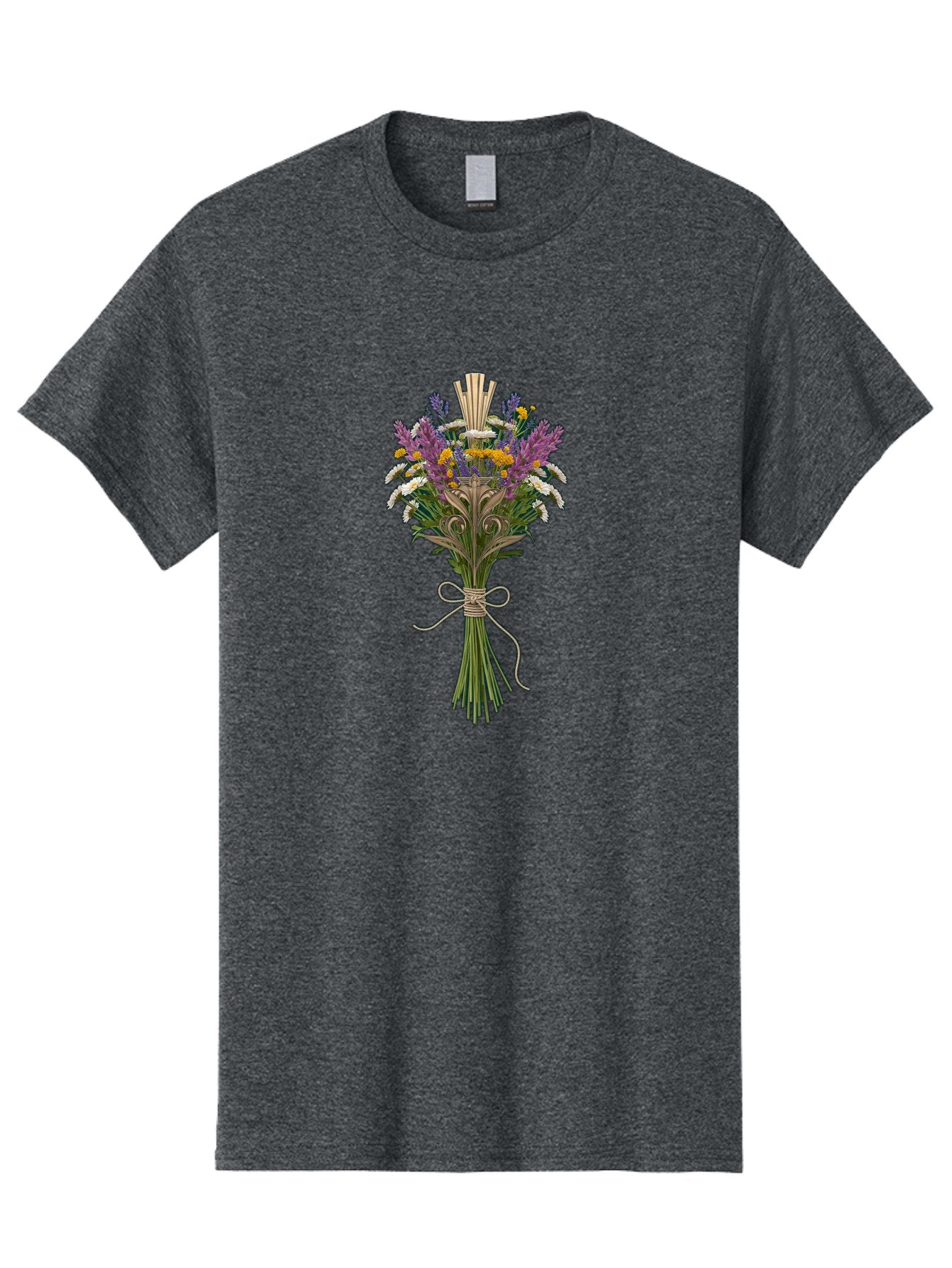 Wildflower-Bouquet-11 Men'S Graphic Tee, 100% Cotton, Comfortable Casual Summer Wear, Machine Washable, Vintage Camera, Old Camera, Antique Camera, Black Camera, Classic Photography, Photography Equipment, Nostalgic Device, Film Camera, Baf651 13