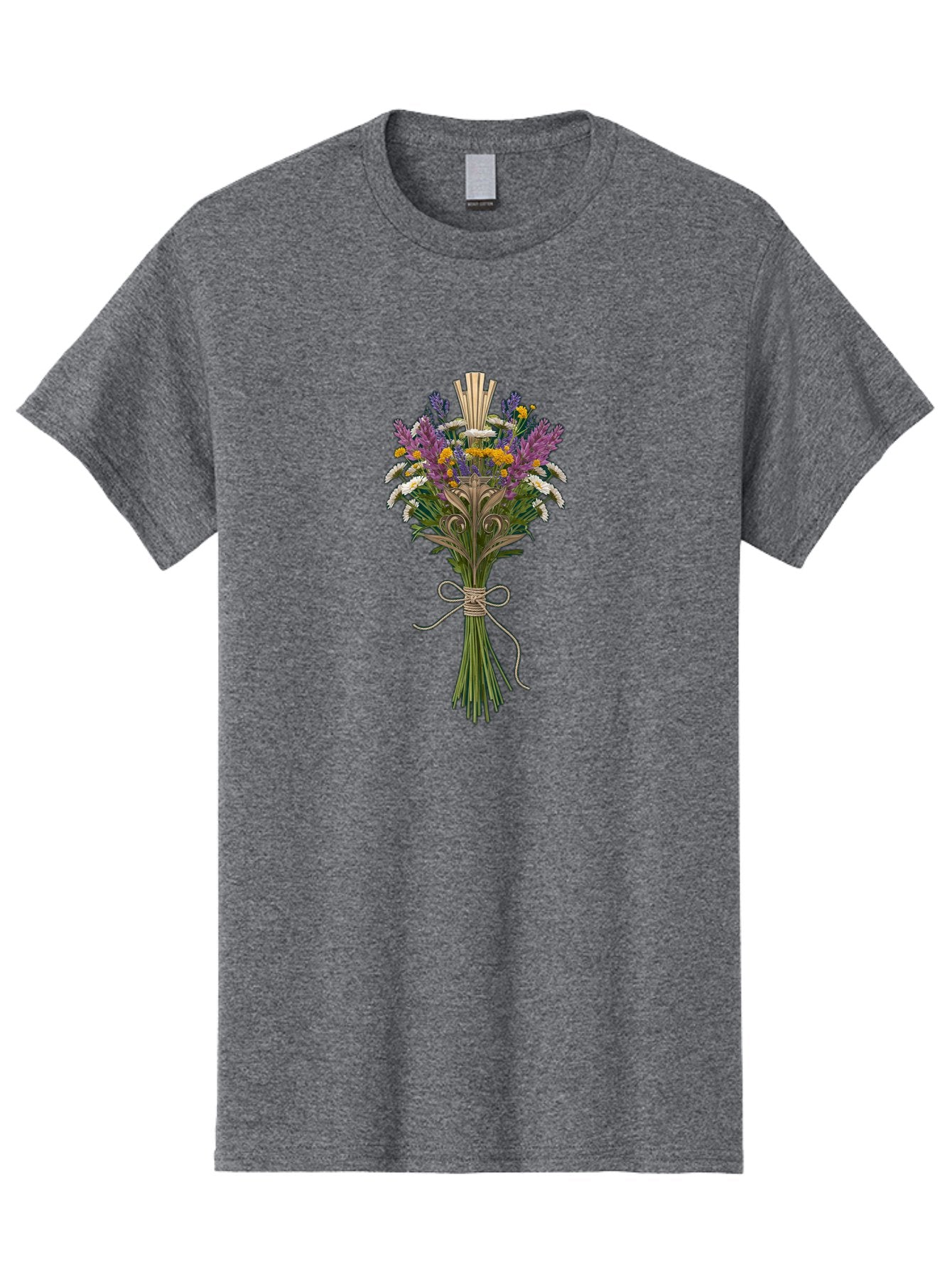 Wildflower-Bouquet-11 Men'S Graphic Tee, 100% Cotton, Comfortable Casual Summer Wear, Machine Washable, Vintage Camera, Old Camera, Antique Camera, Black Camera, Classic Photography, Photography Equipment, Nostalgic Device, Film Camera, Baf651 8