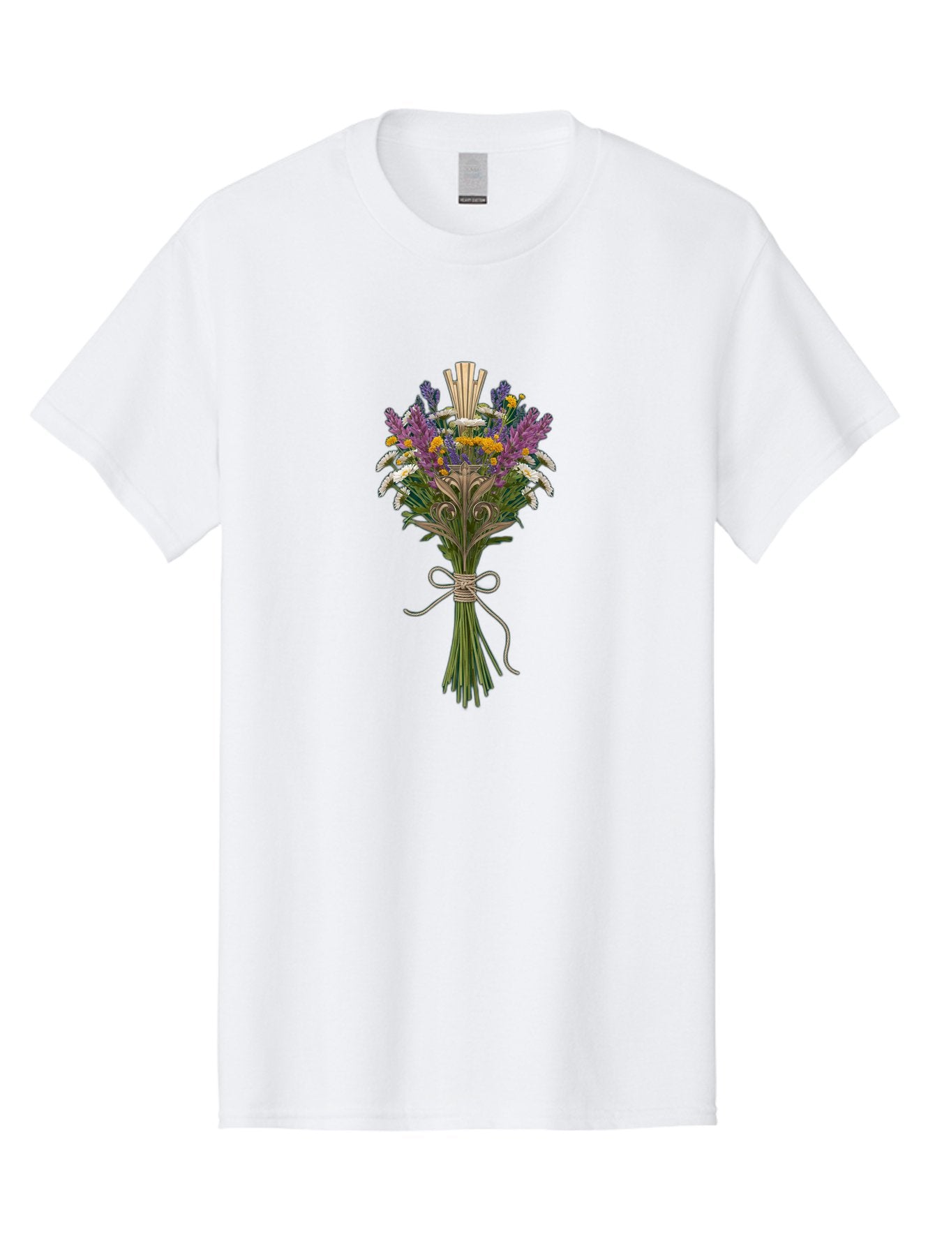 Wildflower-Bouquet-11 Men'S Graphic Tee, 100% Cotton, Comfortable Casual Summer Wear, Machine Washable, Vintage Camera, Old Camera, Antique Camera, Black Camera, Classic Photography, Photography Equipment, Nostalgic Device, Film Camera, Baf651 3