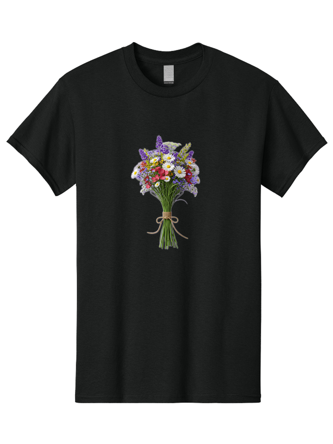Wildflower-Bouquet-12 Men'S Graphic Tee, 100% Cotton, Comfortable Casual Summer Wear, Machine Washable, Vintage Camera, Old Camera, Antique Camera, Black Camera, Classic Photography, Photography Equipment, Nostalgic Device, Film Camera, Baf652 15