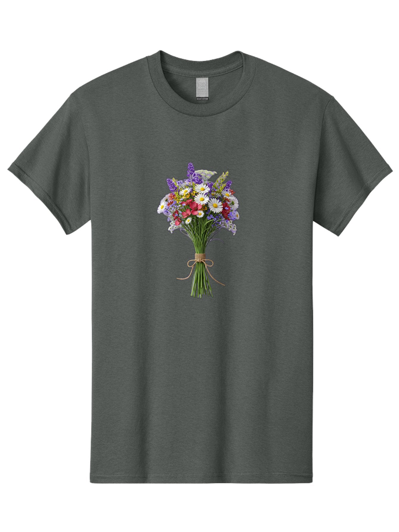 Wildflower-Bouquet-12 Men'S Graphic Tee, 100% Cotton, Comfortable Casual Summer Wear, Machine Washable, Vintage Camera, Old Camera, Antique Camera, Black Camera, Classic Photography, Photography Equipment, Nostalgic Device, Film Camera, Baf652