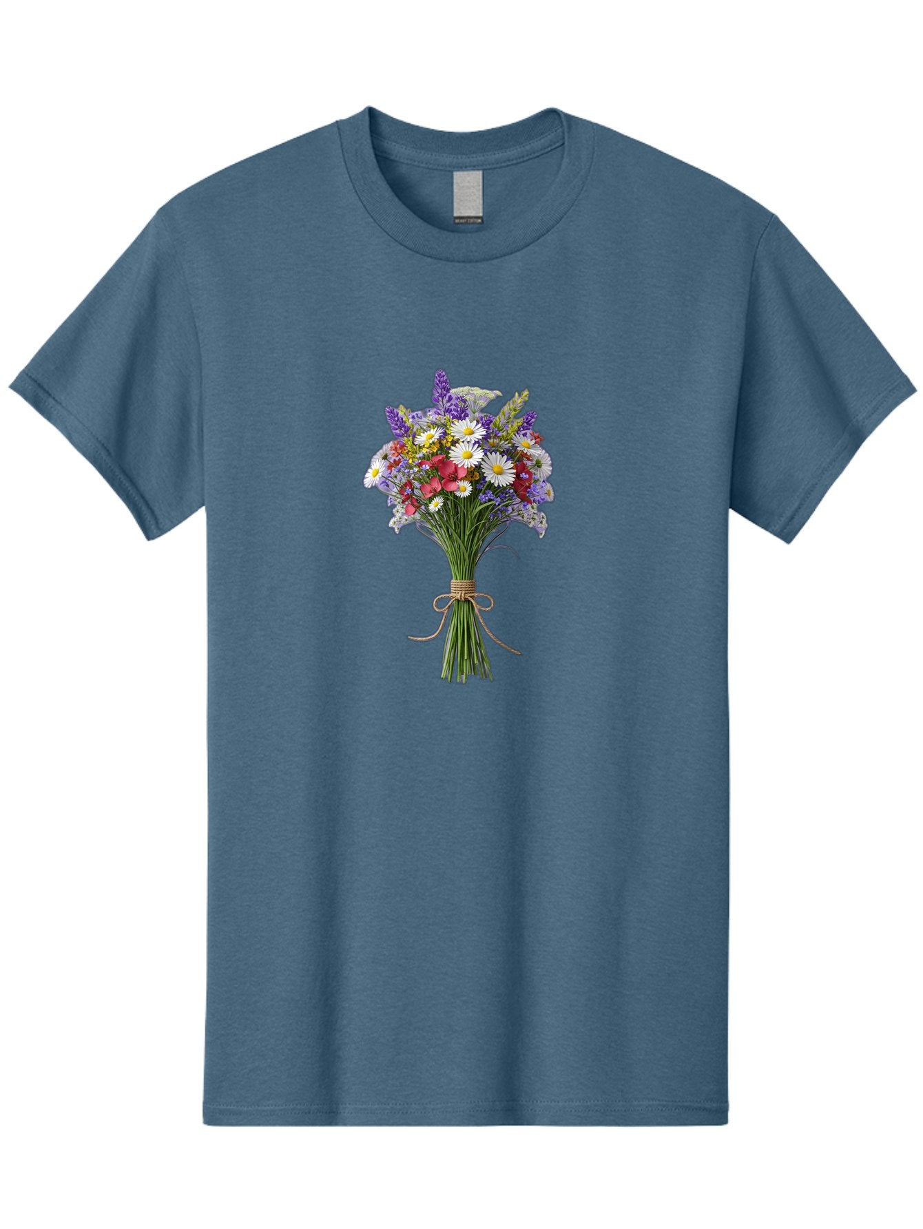 Wildflower-Bouquet-12 Men'S Graphic Tee, 100% Cotton, Comfortable Casual Summer Wear, Machine Washable, Vintage Camera, Old Camera, Antique Camera, Black Camera, Classic Photography, Photography Equipment, Nostalgic Device, Film Camera, Baf652 3