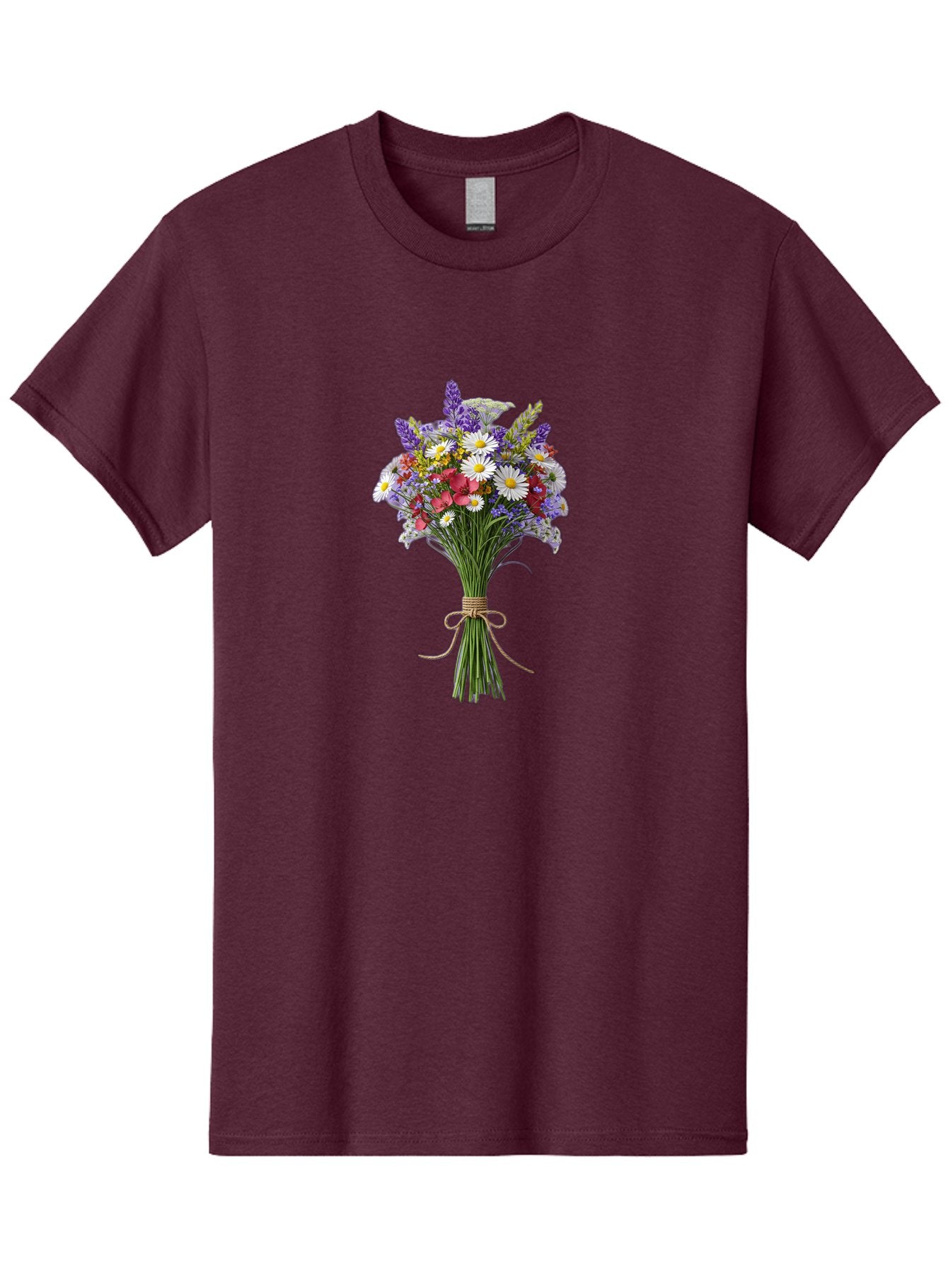 Wildflower-Bouquet-12 Men'S Graphic Tee, 100% Cotton, Comfortable Casual Summer Wear, Machine Washable, Vintage Camera, Old Camera, Antique Camera, Black Camera, Classic Photography, Photography Equipment, Nostalgic Device, Film Camera, Baf652 4