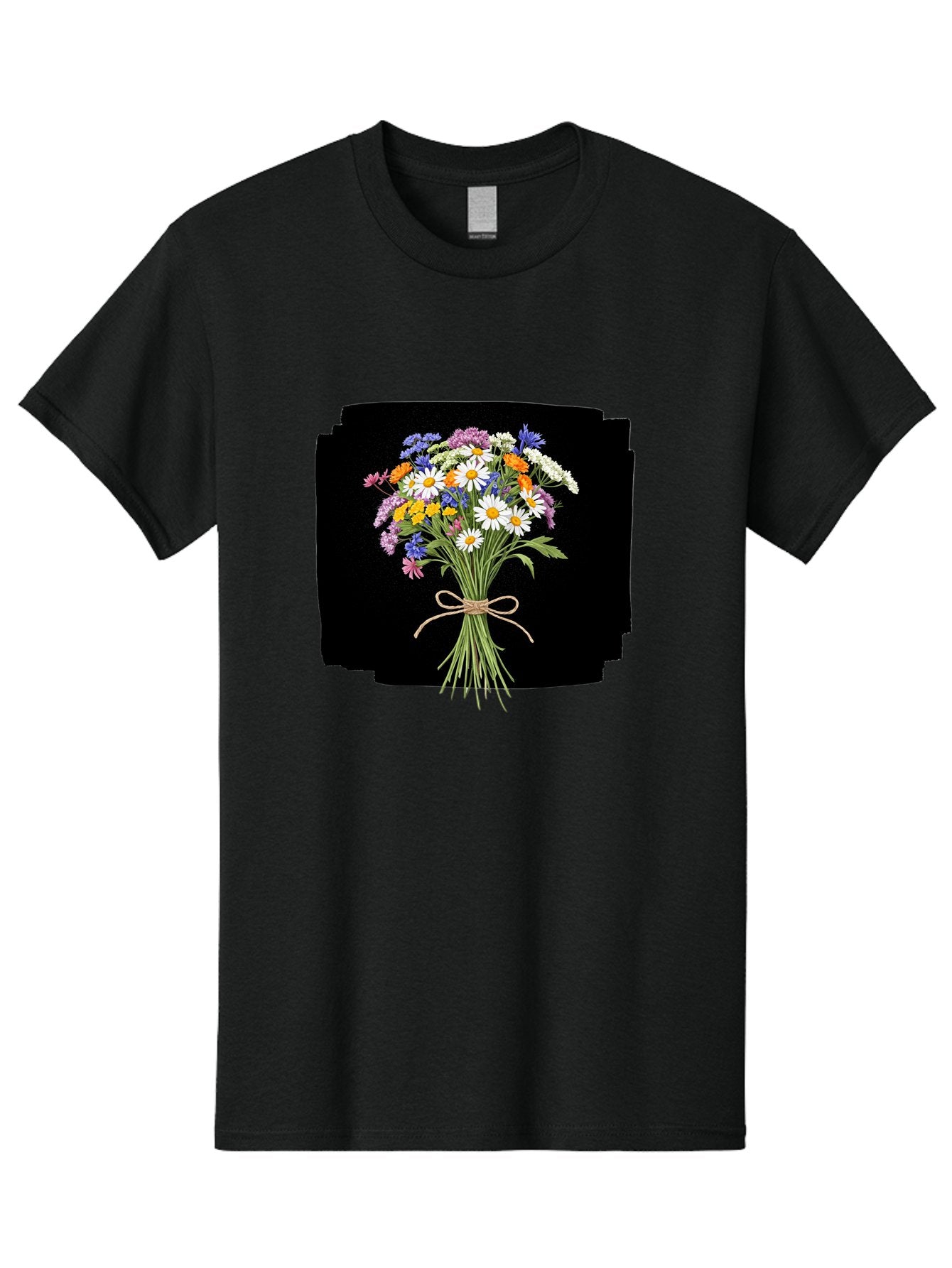 Wildflower-Bouquet-13 Men'S Graphic Tee, 100% Cotton, Comfortable Casual Summer Wear, Machine Washable, Vintage Camera, Old Camera, Antique Camera, Black Camera, Classic Photography, Photography Equipment, Nostalgic Device, Film Camera, Baf653 9
