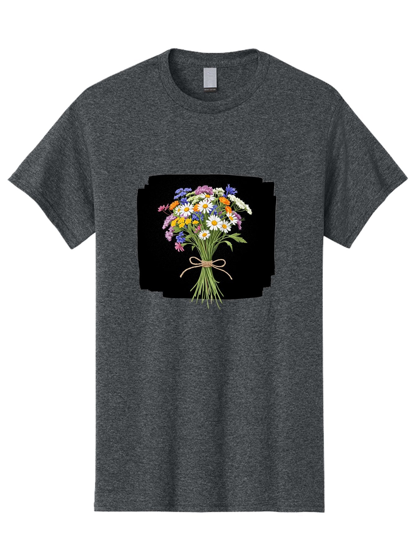 Wildflower-Bouquet-13 Men'S Graphic Tee, 100% Cotton, Comfortable Casual Summer Wear, Machine Washable, Vintage Camera, Old Camera, Antique Camera, Black Camera, Classic Photography, Photography Equipment, Nostalgic Device, Film Camera, Baf653 13
