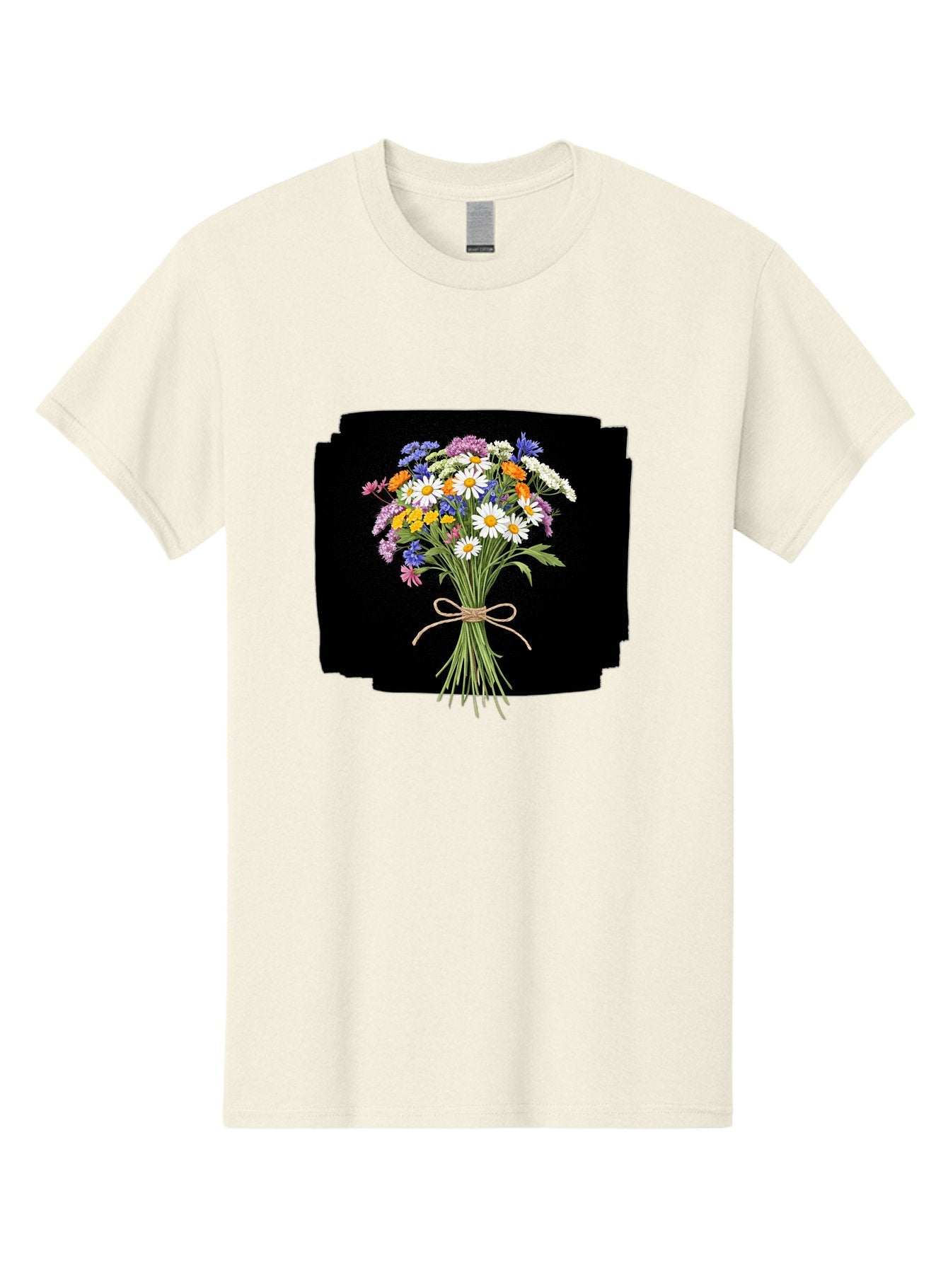 Wildflower-Bouquet-13 Men'S Graphic Tee, 100% Cotton, Comfortable Casual Summer Wear, Machine Washable, Vintage Camera, Old Camera, Antique Camera, Black Camera, Classic Photography, Photography Equipment, Nostalgic Device, Film Camera, Baf653 7