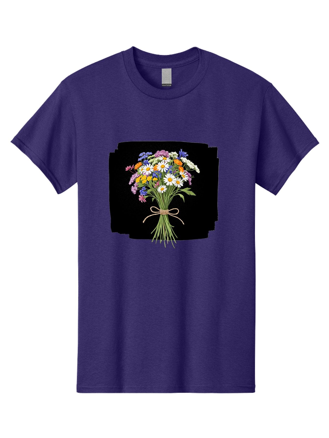 Wildflower-Bouquet-13 Men'S Graphic Tee, 100% Cotton, Comfortable Casual Summer Wear, Machine Washable, Vintage Camera, Old Camera, Antique Camera, Black Camera, Classic Photography, Photography Equipment, Nostalgic Device, Film Camera, Baf653 10