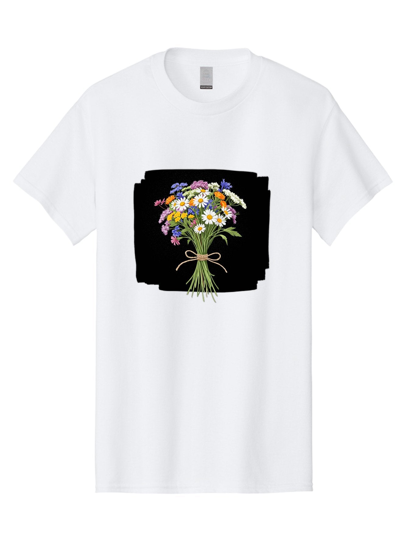 Wildflower-Bouquet-13 Men'S Graphic Tee, 100% Cotton, Comfortable Casual Summer Wear, Machine Washable, Vintage Camera, Old Camera, Antique Camera, Black Camera, Classic Photography, Photography Equipment, Nostalgic Device, Film Camera, Baf653 8