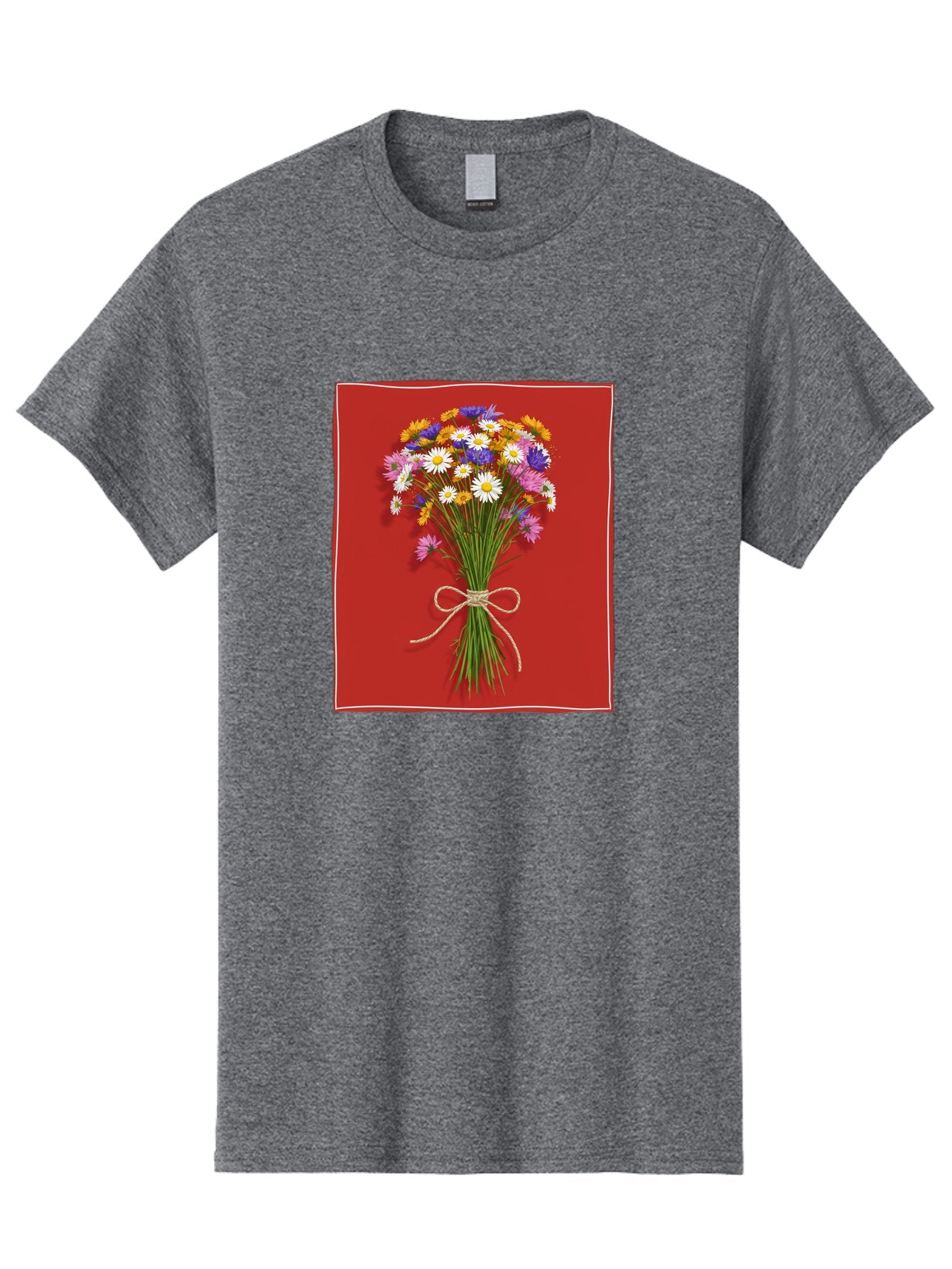 Wildflower-Bouquet-14 Men'S Graphic Tee, 100% Cotton, Comfortable Casual Summer Wear, Machine Washable, Vintage Camera, Old Camera, Antique Camera, Black Camera, Classic Photography, Photography Equipment, Nostalgic Device, Film Camera, Baf654 15