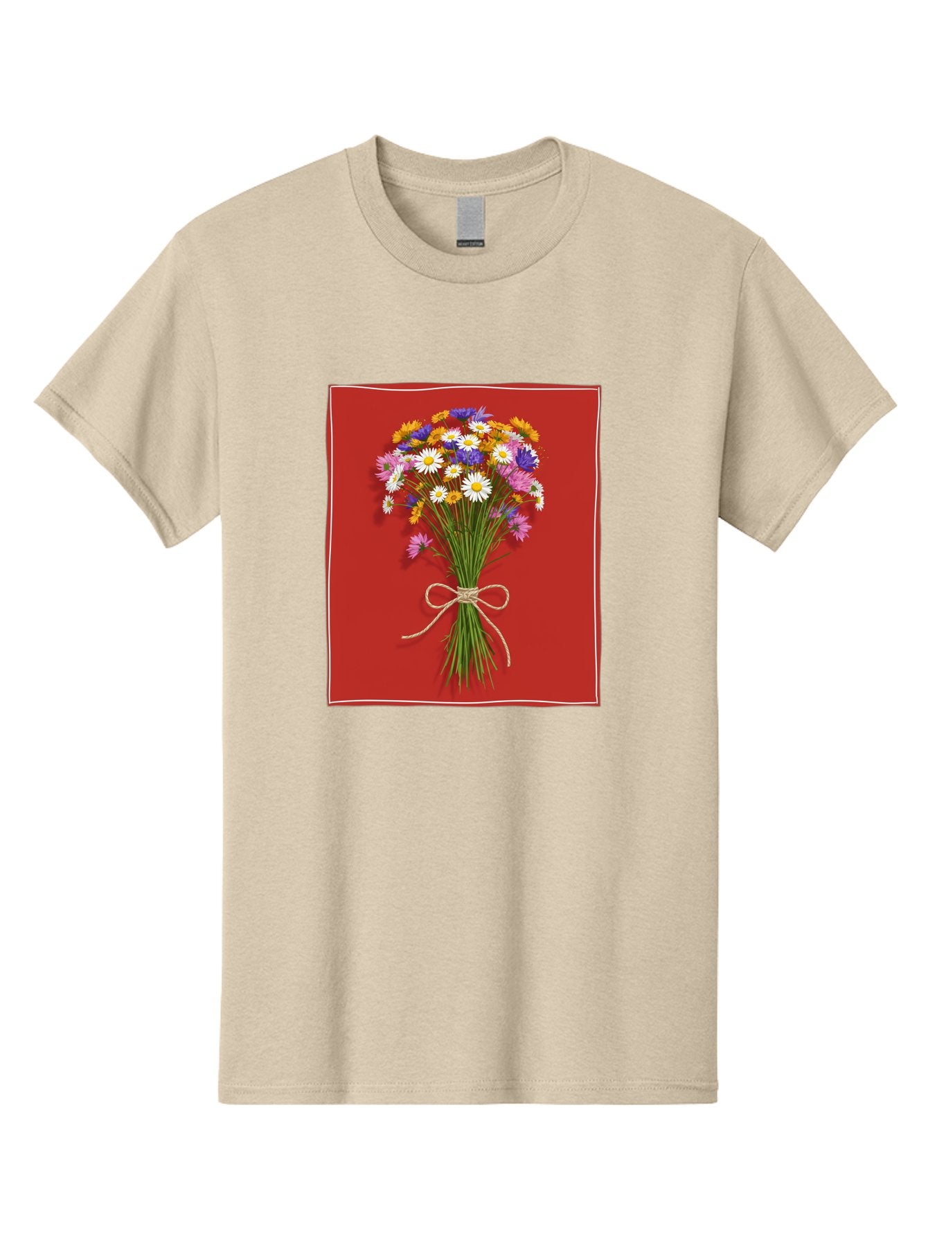 Wildflower-Bouquet-14 Men'S Graphic Tee, 100% Cotton, Comfortable Casual Summer Wear, Machine Washable, Vintage Camera, Old Camera, Antique Camera, Black Camera, Classic Photography, Photography Equipment, Nostalgic Device, Film Camera, Baf654 12