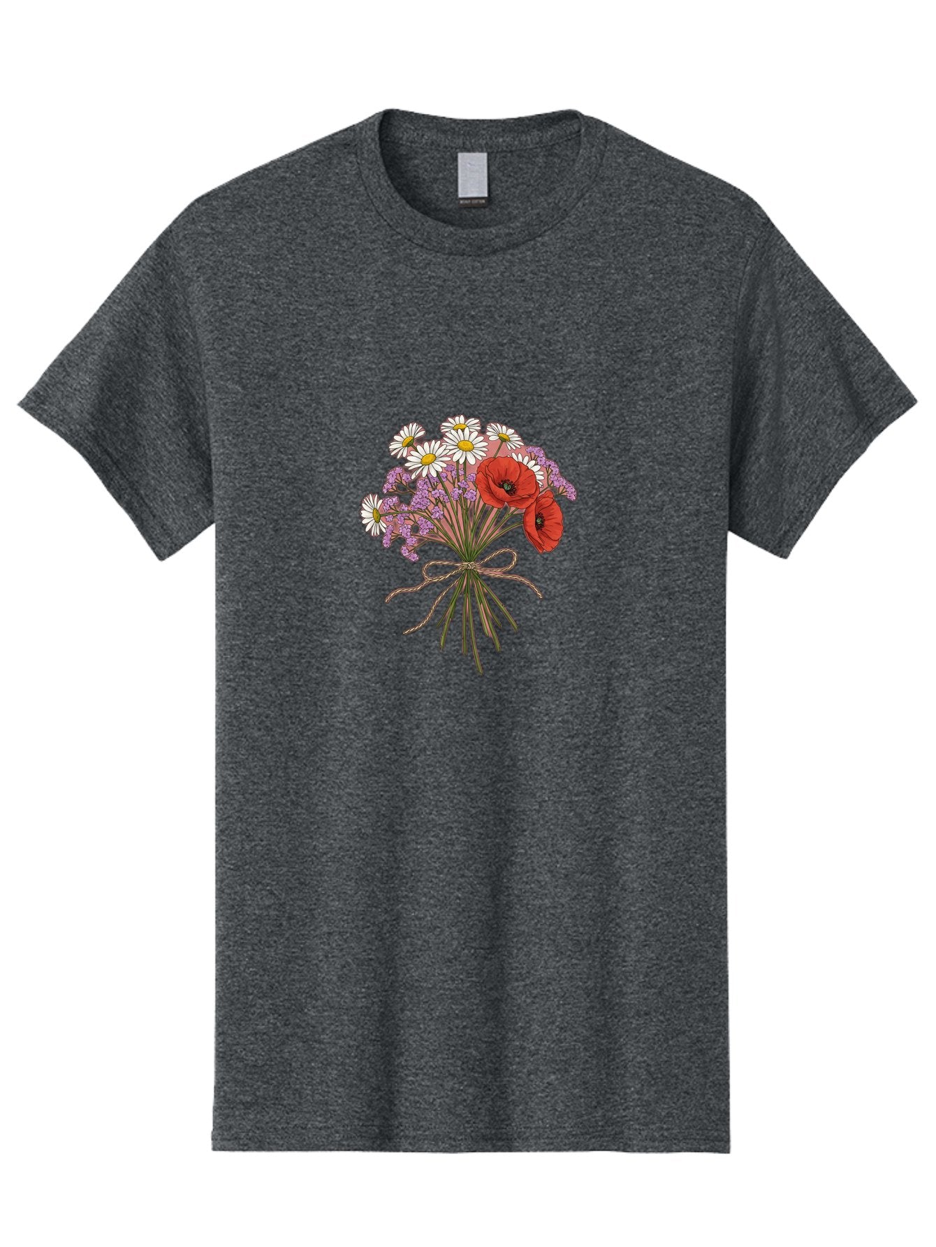 Wildflower-Bouquet-2 Men'S Graphic Tee, 100% Cotton, Comfortable Casual Summer Wear, Machine Washable, Vintage Camera, Old Camera, Antique Camera, Black Camera, Classic Photography, Photography Equipment, Nostalgic Device, Film Camera, Baf655 4