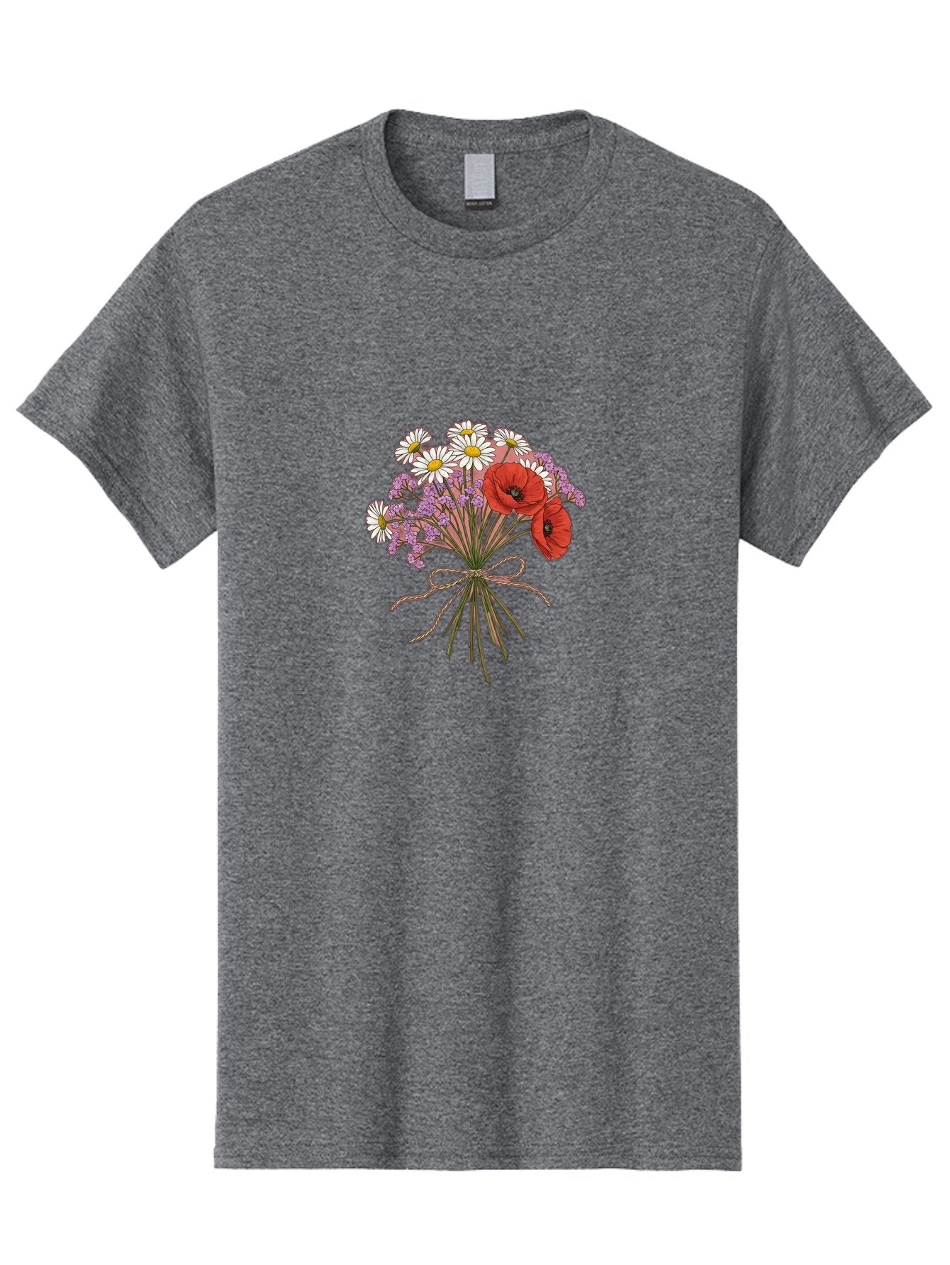 Wildflower-Bouquet-2 Men'S Graphic Tee, 100% Cotton, Comfortable Casual Summer Wear, Machine Washable, Vintage Camera, Old Camera, Antique Camera, Black Camera, Classic Photography, Photography Equipment, Nostalgic Device, Film Camera, Baf655 8