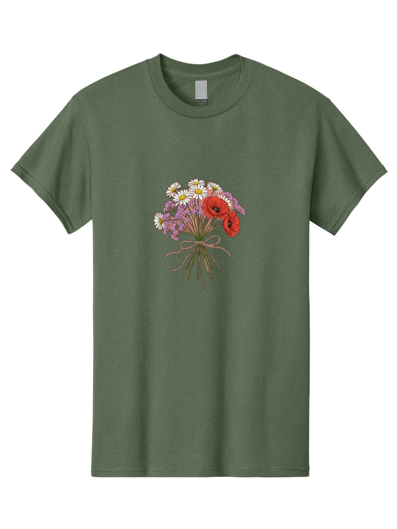 Wildflower-Bouquet-2 Men'S Graphic Tee, 100% Cotton, Comfortable Casual Summer Wear, Machine Washable, Vintage Camera, Old Camera, Antique Camera, Black Camera, Classic Photography, Photography Equipment, Nostalgic Device, Film Camera, Baf655 6