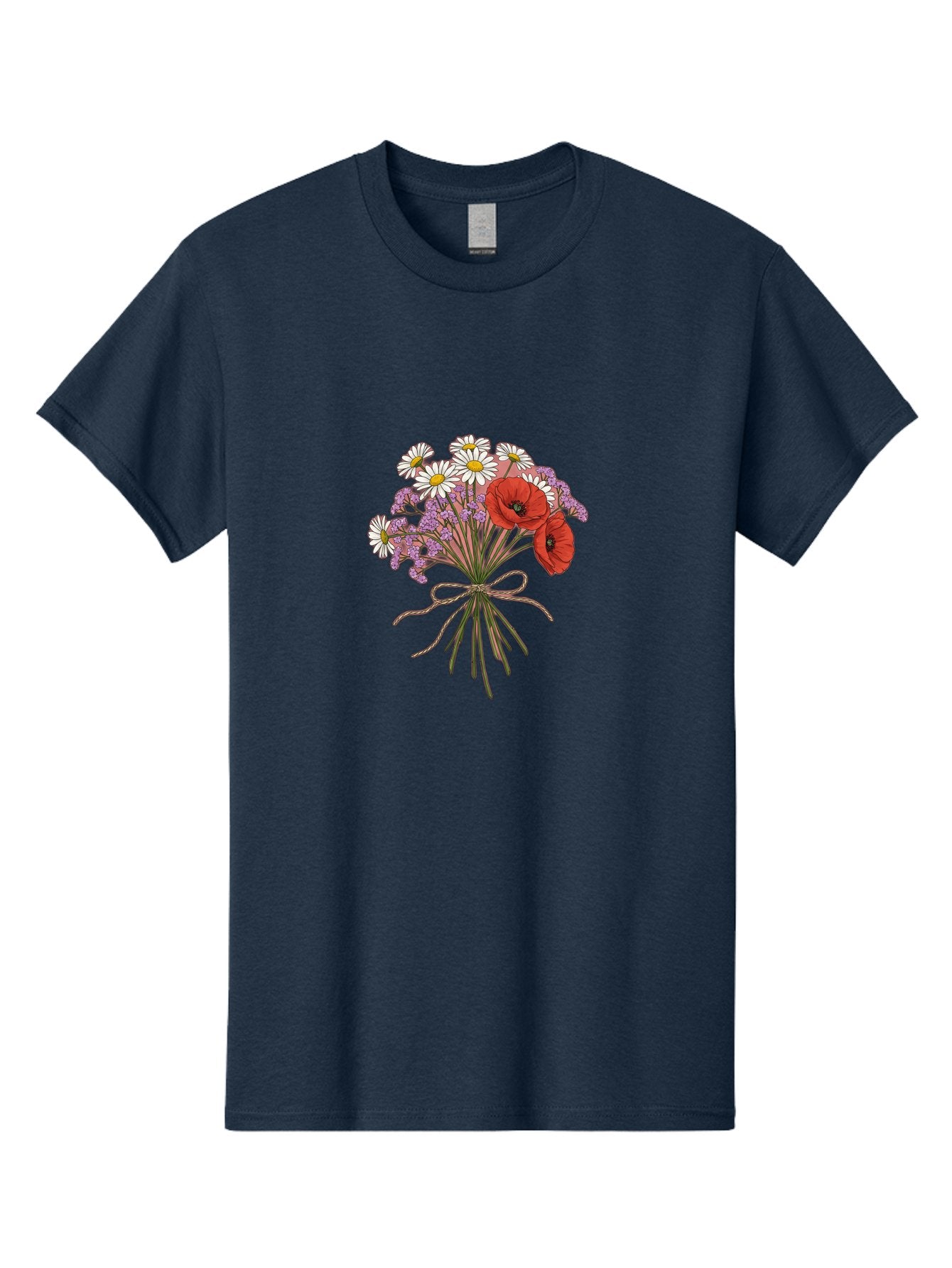 Wildflower-Bouquet-2 Men'S Graphic Tee, 100% Cotton, Comfortable Casual Summer Wear, Machine Washable, Vintage Camera, Old Camera, Antique Camera, Black Camera, Classic Photography, Photography Equipment, Nostalgic Device, Film Camera, Baf655