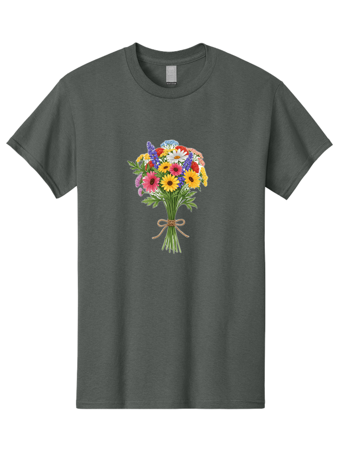 Wildflower-Bouquet-3 Men'S Graphic Tee, 100% Cotton, Comfortable Casual Summer Wear, Machine Washable, Vintage Camera, Old Camera, Antique Camera, Black Camera, Classic Photography, Photography Equipment, Nostalgic Device, Film Camera, Baf656 27