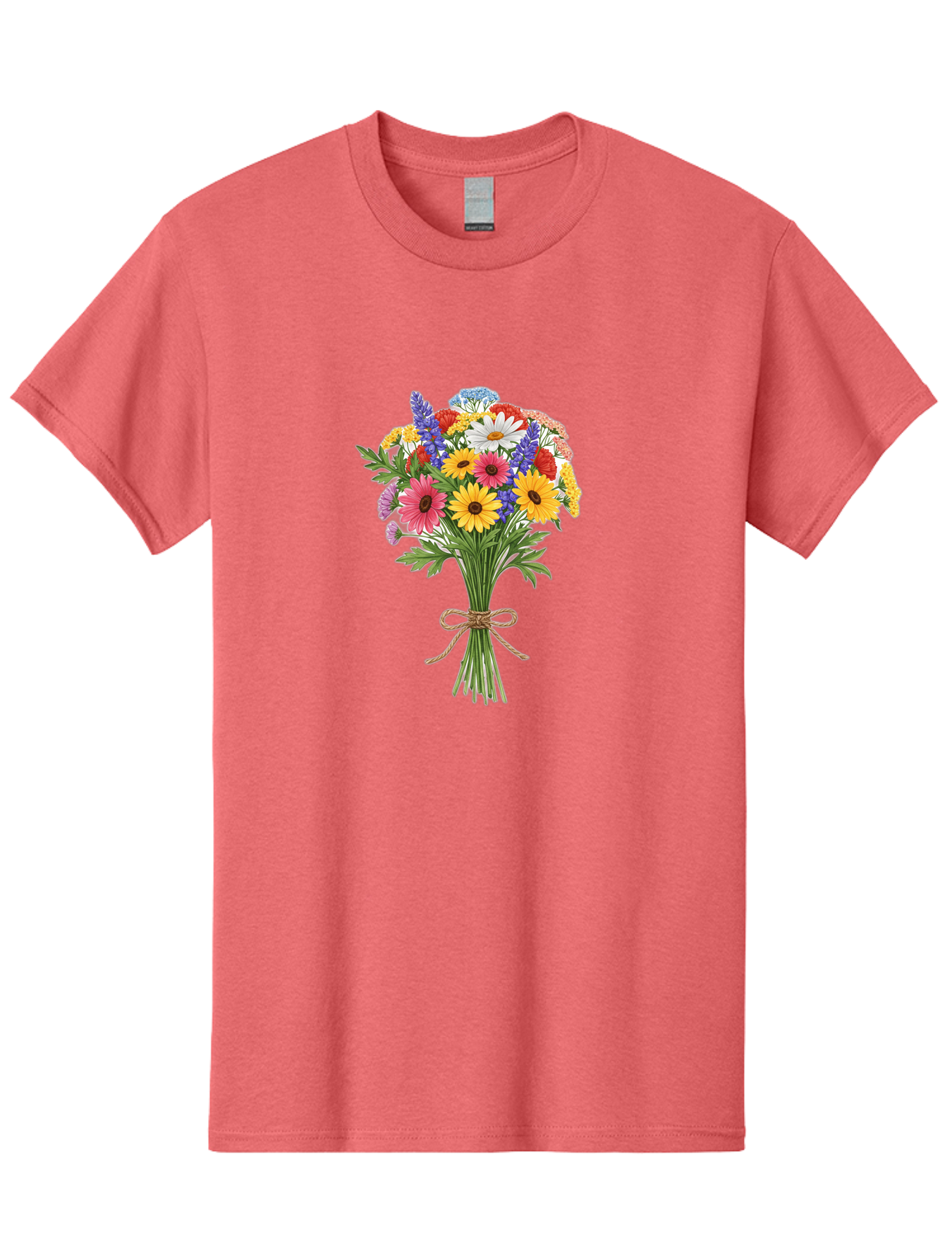 Wildflower-Bouquet-3 Men'S Graphic Tee, 100% Cotton, Comfortable Casual Summer Wear, Machine Washable, Vintage Camera, Old Camera, Antique Camera, Black Camera, Classic Photography, Photography Equipment, Nostalgic Device, Film Camera, Baf656 25
