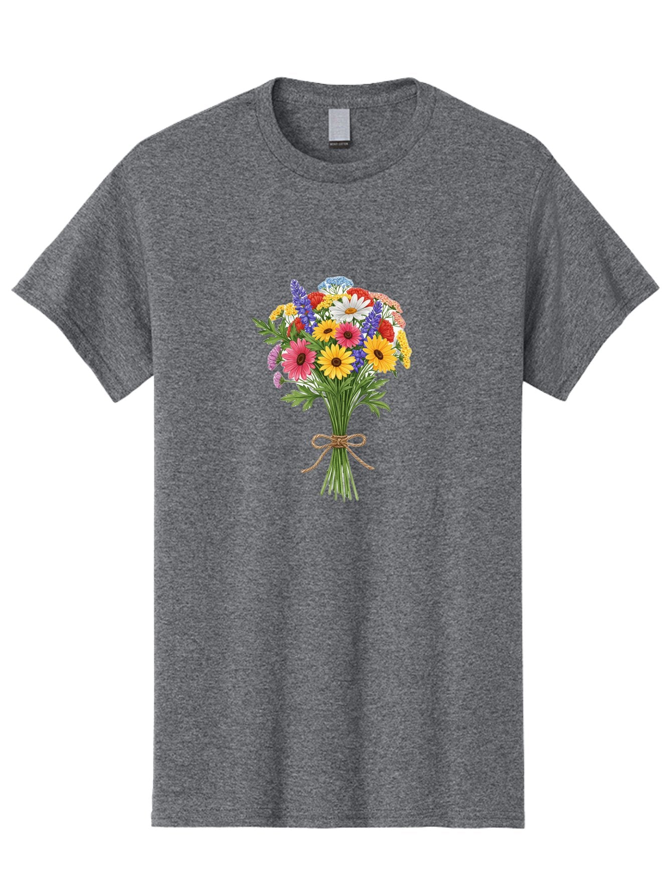 Wildflower-Bouquet-3 Men'S Graphic Tee, 100% Cotton, Comfortable Casual Summer Wear, Machine Washable, Vintage Camera, Old Camera, Antique Camera, Black Camera, Classic Photography, Photography Equipment, Nostalgic Device, Film Camera, Baf656 4