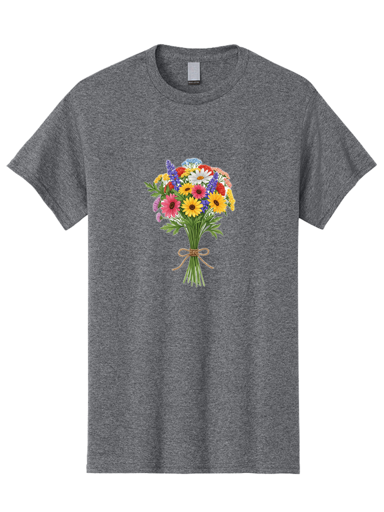 Wildflower-Bouquet-3 Men'S Graphic Tee, 100% Cotton, Comfortable Casual Summer Wear, Machine Washable, Vintage Camera, Old Camera, Antique Camera, Black Camera, Classic Photography, Photography Equipment, Nostalgic Device, Film Camera, Baf656 23