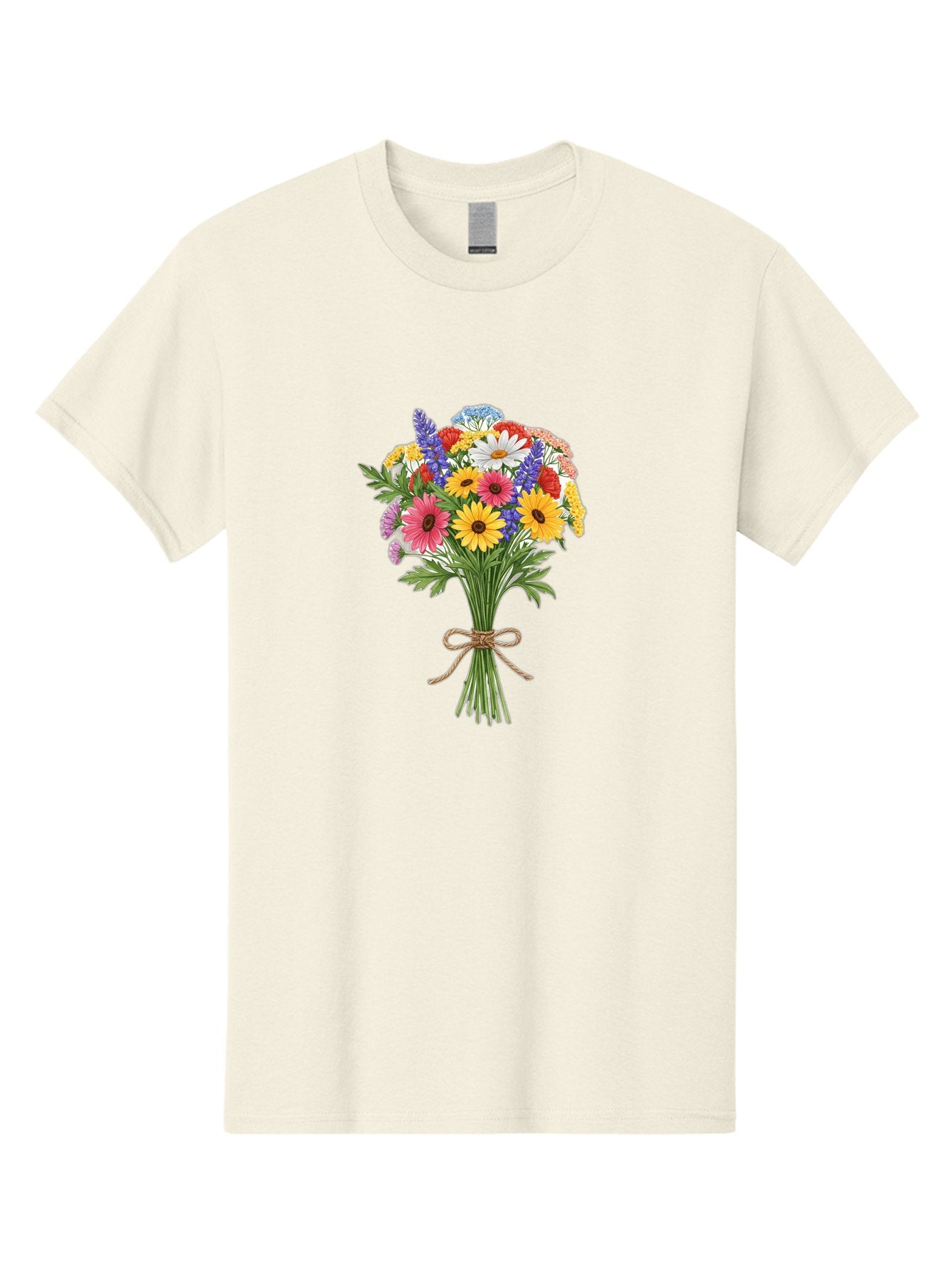 Wildflower-Bouquet-3 Men'S Graphic Tee, 100% Cotton, Comfortable Casual Summer Wear, Machine Washable, Vintage Camera, Old Camera, Antique Camera, Black Camera, Classic Photography, Photography Equipment, Nostalgic Device, Film Camera, Baf656 5