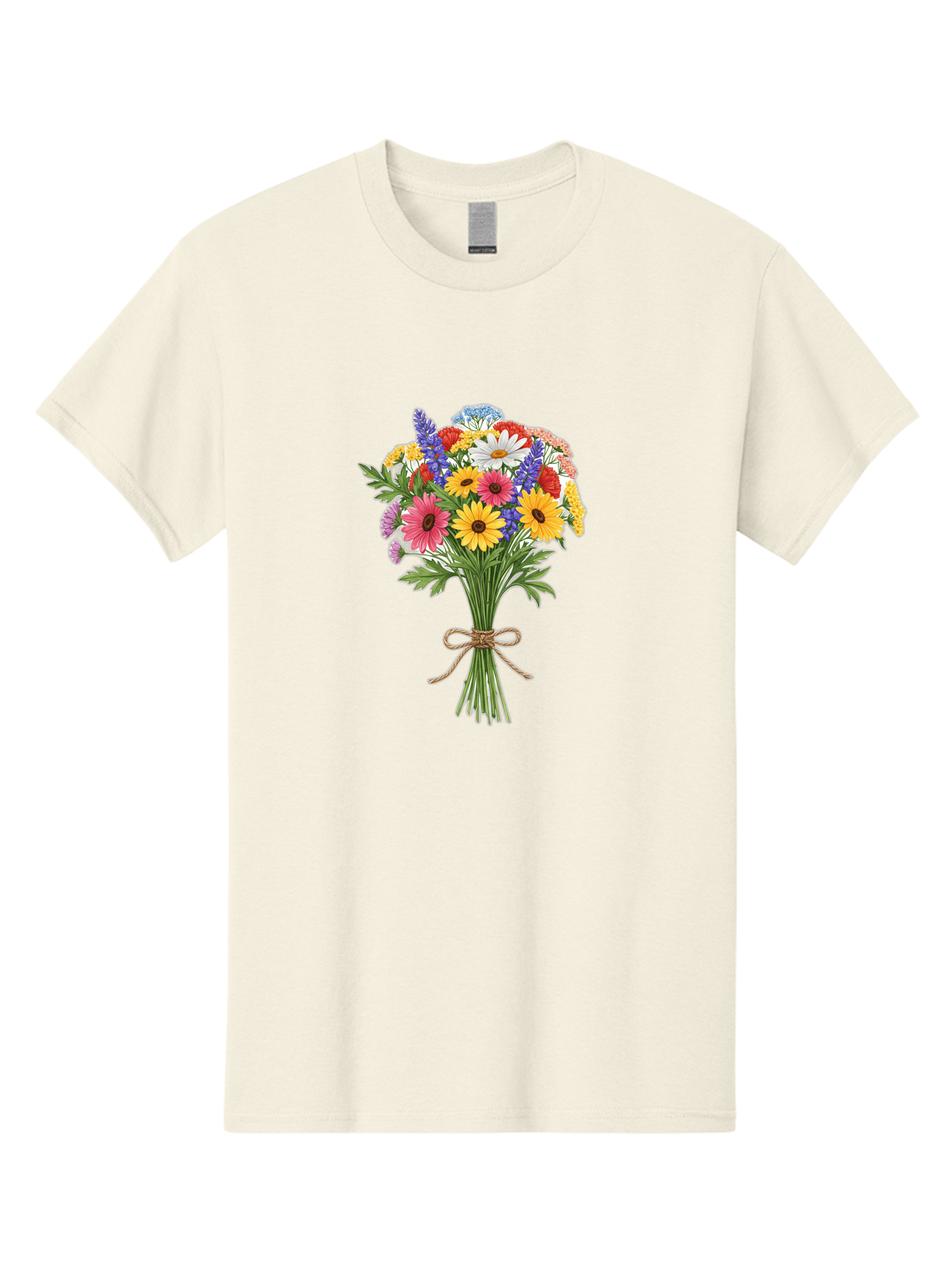 Wildflower-Bouquet-3 Men'S Graphic Tee, 100% Cotton, Comfortable Casual Summer Wear, Machine Washable, Vintage Camera, Old Camera, Antique Camera, Black Camera, Classic Photography, Photography Equipment, Nostalgic Device, Film Camera, Baf656 15