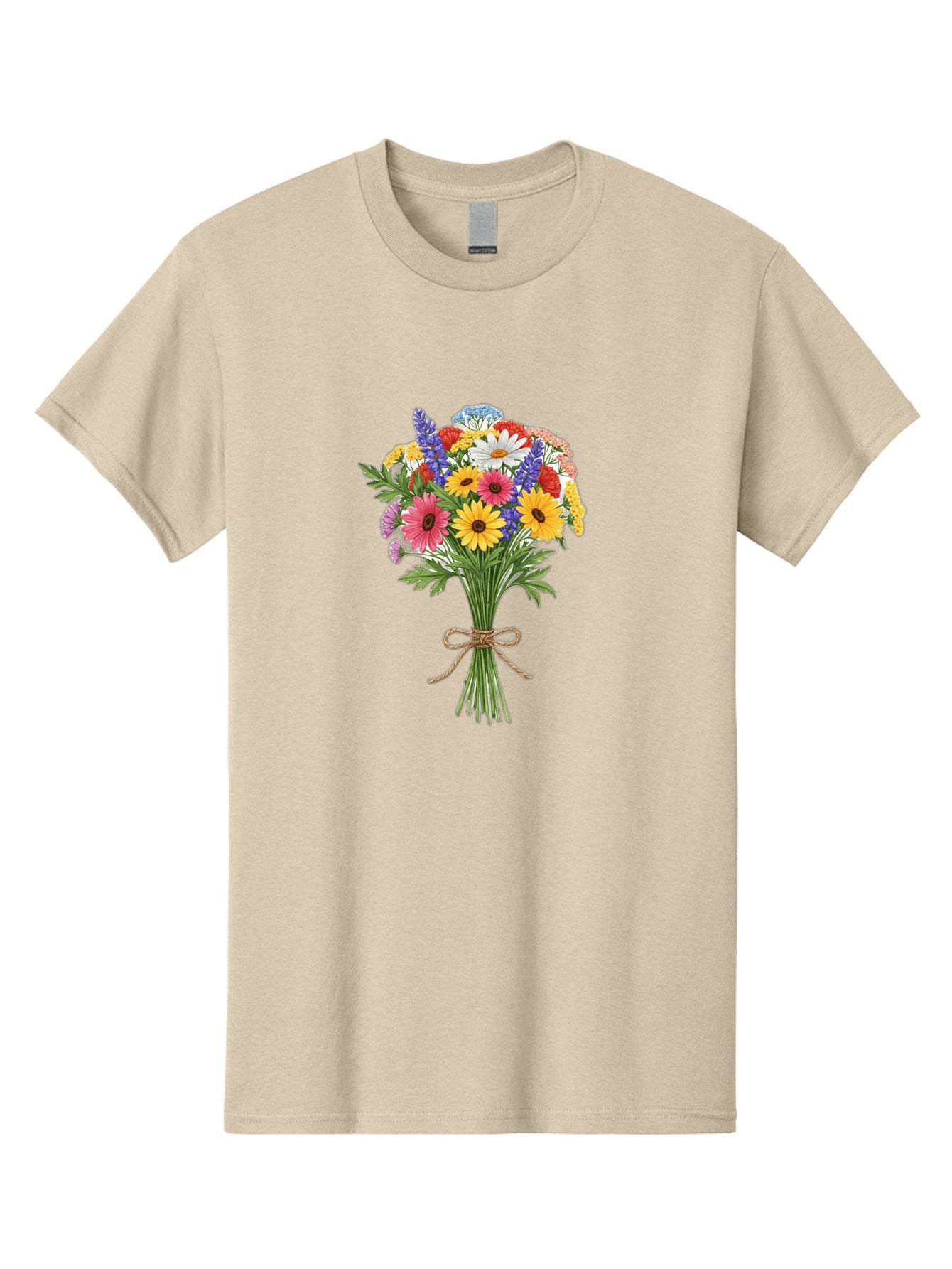 Wildflower-Bouquet-3 Men'S Graphic Tee, 100% Cotton, Comfortable Casual Summer Wear, Machine Washable, Vintage Camera, Old Camera, Antique Camera, Black Camera, Classic Photography, Photography Equipment, Nostalgic Device, Film Camera, Baf656 3