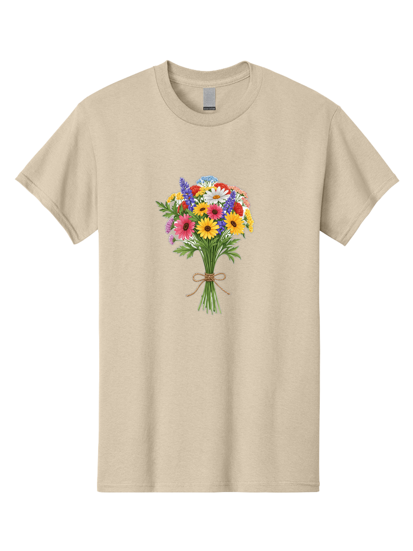Wildflower-Bouquet-3 Men'S Graphic Tee, 100% Cotton, Comfortable Casual Summer Wear, Machine Washable, Vintage Camera, Old Camera, Antique Camera, Black Camera, Classic Photography, Photography Equipment, Nostalgic Device, Film Camera, Baf656 17