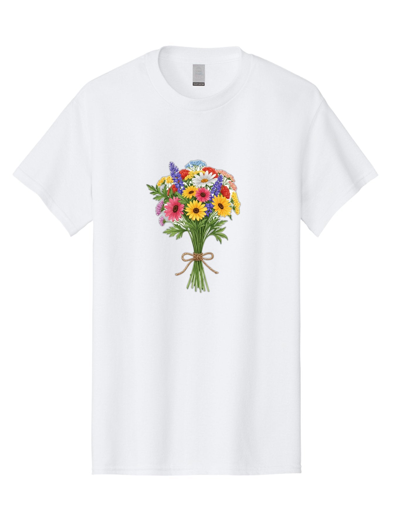 Wildflower-Bouquet-3 Men'S Graphic Tee, 100% Cotton, Comfortable Casual Summer Wear, Machine Washable, Vintage Camera, Old Camera, Antique Camera, Black Camera, Classic Photography, Photography Equipment, Nostalgic Device, Film Camera, Baf656 6