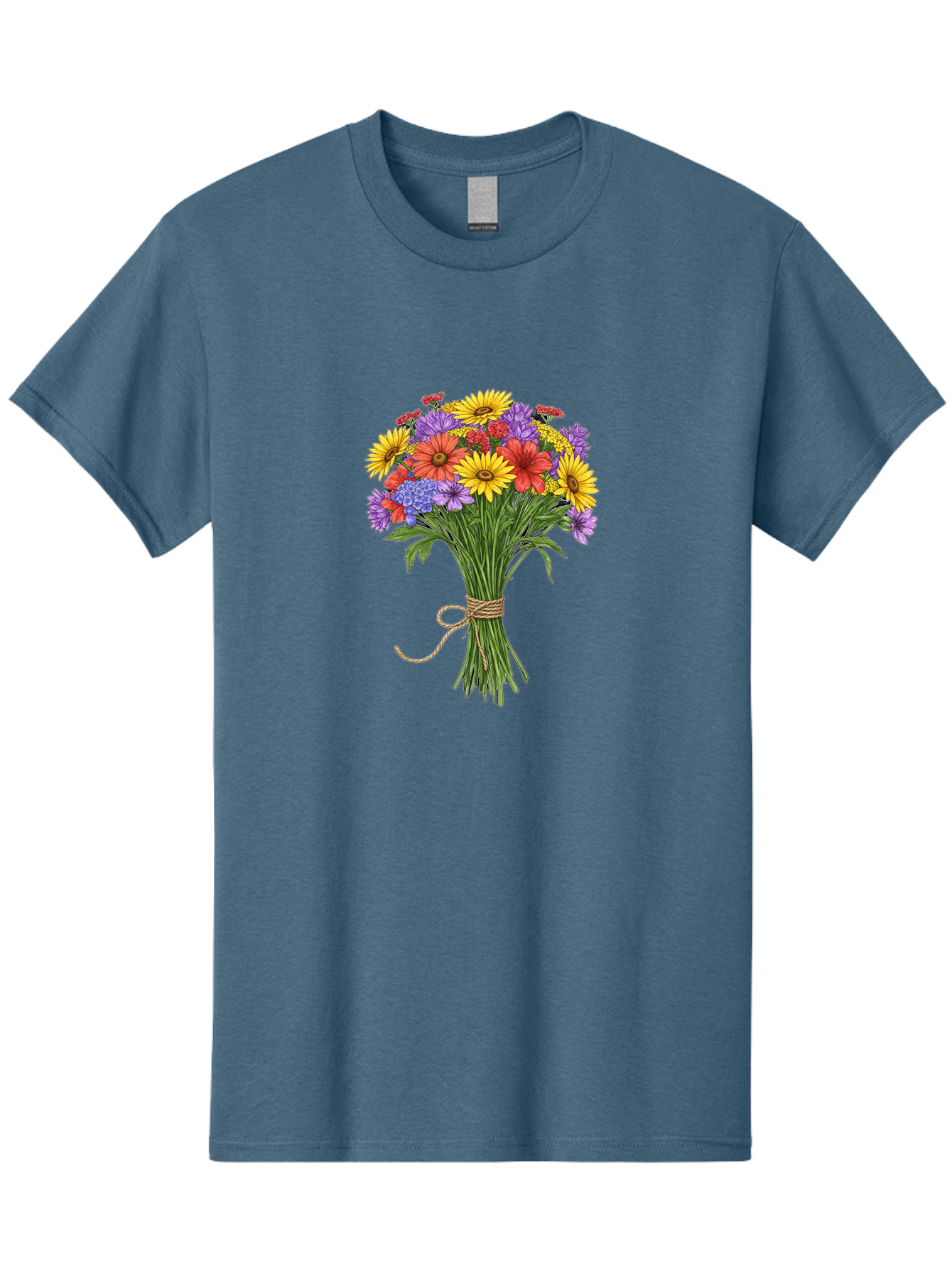 Wildflower-Bouquet-4 Men'S Graphic Tee, 100% Cotton, Comfortable Casual Summer Wear, Machine Washable, Vintage Camera, Old Camera, Antique Camera, Black Camera, Classic Photography, Photography Equipment, Nostalgic Device, Film Camera, Baf657 23
