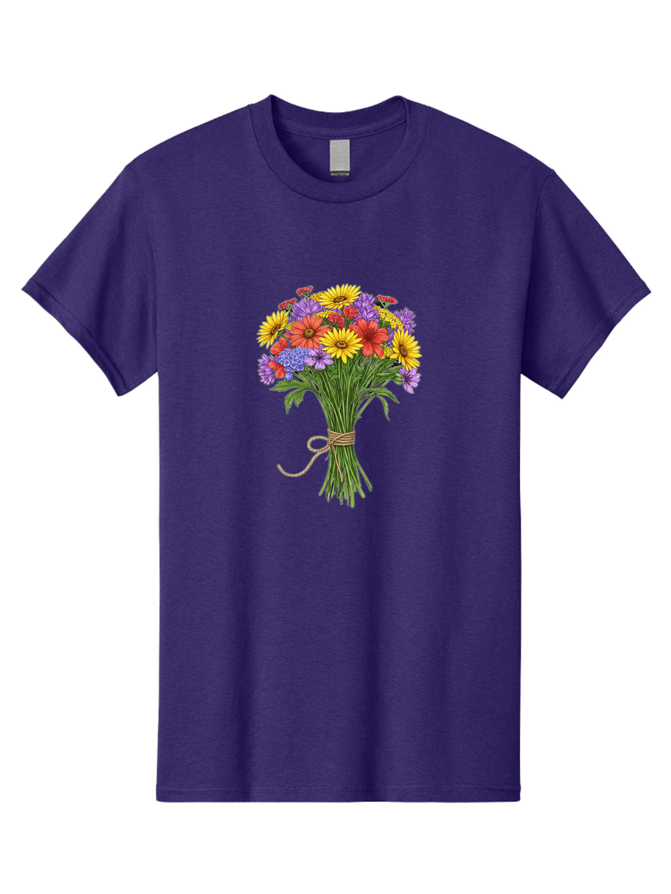 Wildflower-Bouquet-4 Men'S Graphic Tee, 100% Cotton, Comfortable Casual Summer Wear, Machine Washable, Vintage Camera, Old Camera, Antique Camera, Black Camera, Classic Photography, Photography Equipment, Nostalgic Device, Film Camera, Baf657 17