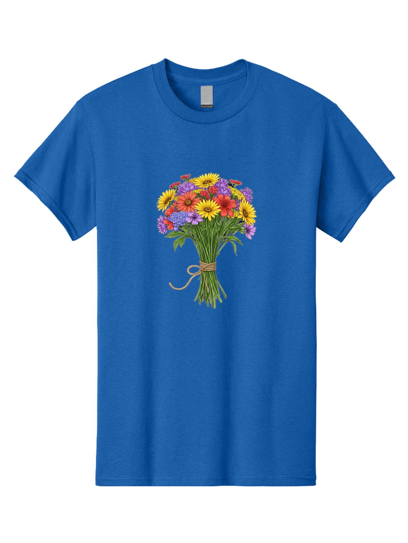 Wildflower-Bouquet-4 Men'S Graphic Tee, 100% Cotton, Comfortable Casual Summer Wear, Machine Washable, Vintage Camera, Old Camera, Antique Camera, Black Camera, Classic Photography, Photography Equipment, Nostalgic Device, Film Camera, Baf657 3