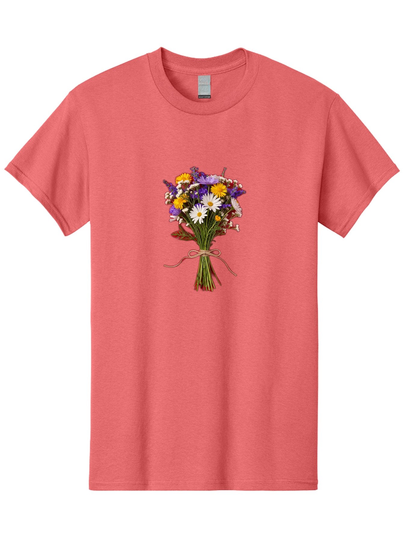 Wildflower-Bouquet-5 Men'S Graphic Tee, 100% Cotton, Comfortable Casual Summer Wear, Machine Washable, Vintage Camera, Old Camera, Antique Camera, Black Camera, Classic Photography, Photography Equipment, Nostalgic Device, Film Camera, Baf658 15