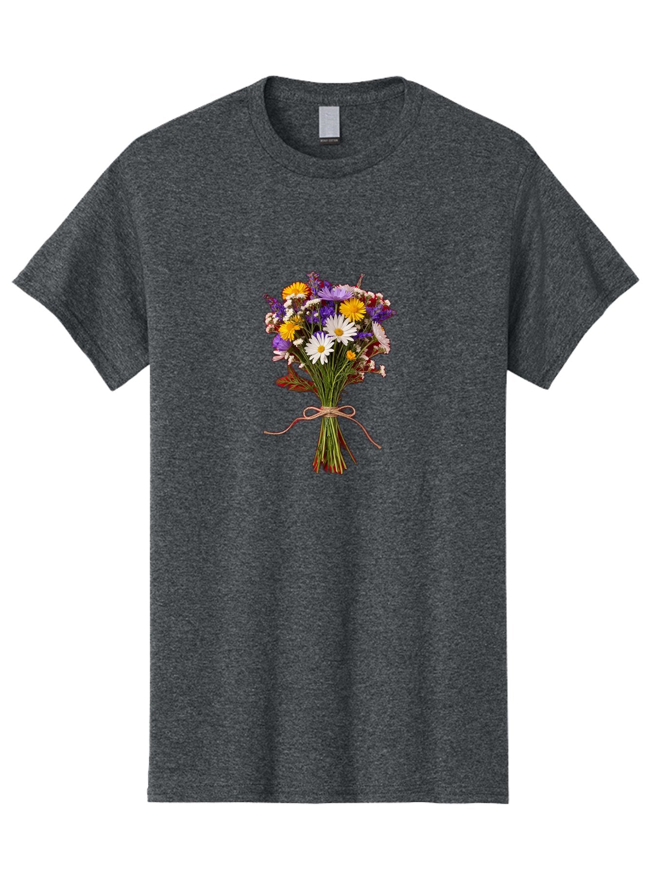 Wildflower-Bouquet-5 Men'S Graphic Tee, 100% Cotton, Comfortable Casual Summer Wear, Machine Washable, Vintage Camera, Old Camera, Antique Camera, Black Camera, Classic Photography, Photography Equipment, Nostalgic Device, Film Camera, Baf658 10