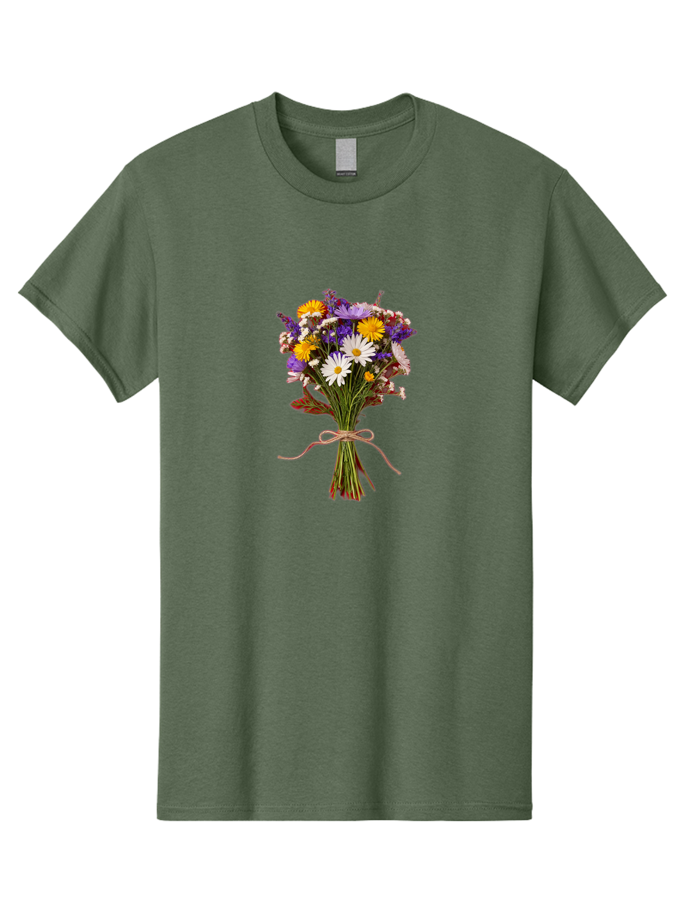 Wildflower-Bouquet-5 Men'S Graphic Tee, 100% Cotton, Comfortable Casual Summer Wear, Machine Washable, Vintage Camera, Old Camera, Antique Camera, Black Camera, Classic Photography, Photography Equipment, Nostalgic Device, Film Camera, Baf658 15