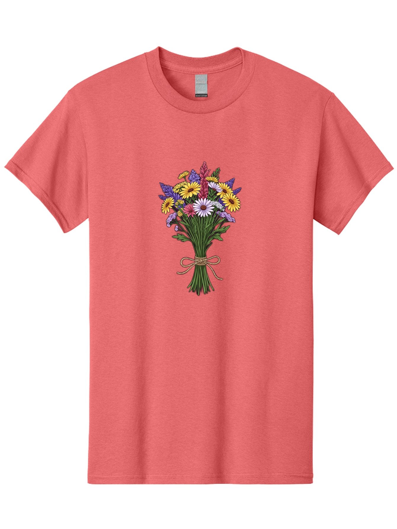 Wildflower-Bouquet-6 Men'S Graphic Tee, 100% Cotton, Comfortable Casual Summer Wear, Machine Washable, Vintage Camera, Old Camera, Antique Camera, Black Camera, Classic Photography, Photography Equipment, Nostalgic Device, Film Camera, Baf659 6