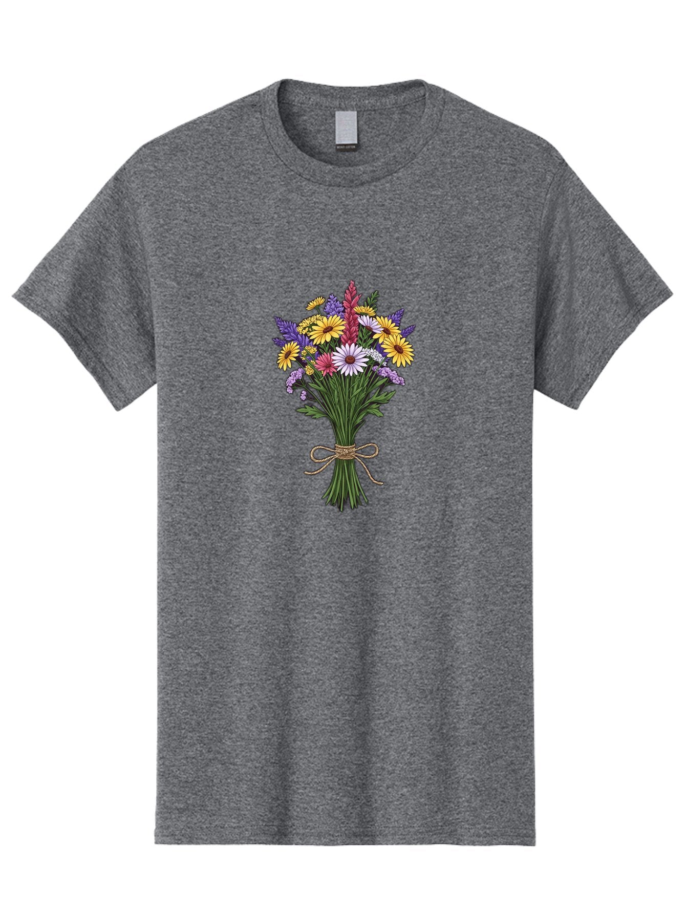 Wildflower-Bouquet-6 Men'S Graphic Tee, 100% Cotton, Comfortable Casual Summer Wear, Machine Washable, Vintage Camera, Old Camera, Antique Camera, Black Camera, Classic Photography, Photography Equipment, Nostalgic Device, Film Camera, Baf659