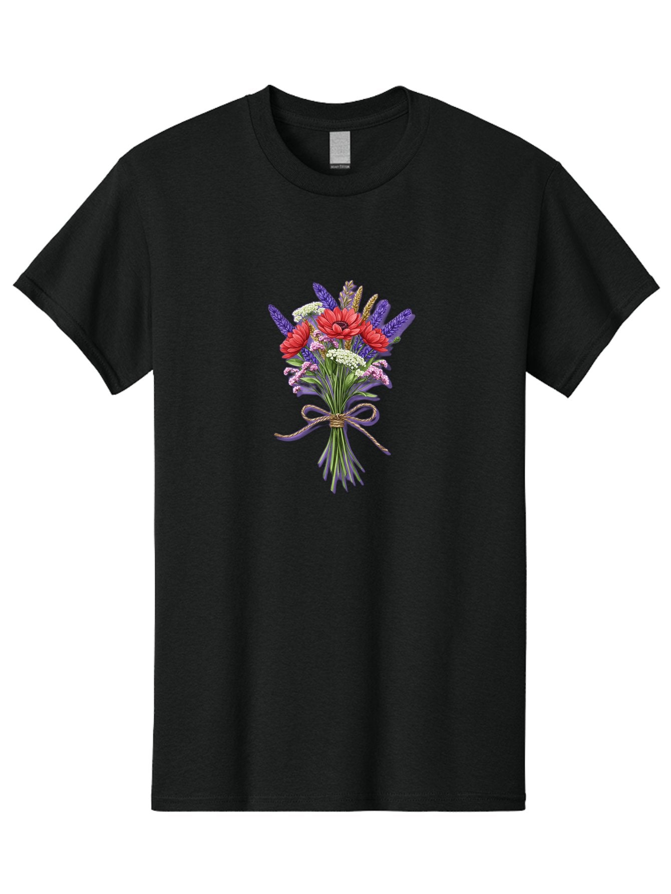 Wildflower-Bouquet-8 Men'S Graphic Tee, 100% Cotton, Comfortable Casual Summer Wear, Machine Washable, Vintage Camera, Old Camera, Antique Camera, Black Camera, Classic Photography, Photography Equipment, Nostalgic Device, Film Camera, Baf661 5
