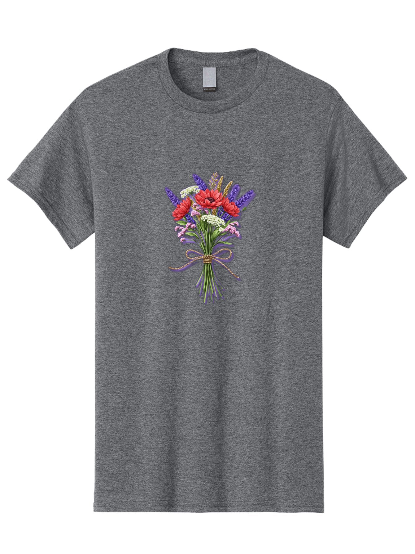 Wildflower-Bouquet-8 Men'S Graphic Tee, 100% Cotton, Comfortable Casual Summer Wear, Machine Washable, Vintage Camera, Old Camera, Antique Camera, Black Camera, Classic Photography, Photography Equipment, Nostalgic Device, Film Camera, Baf661