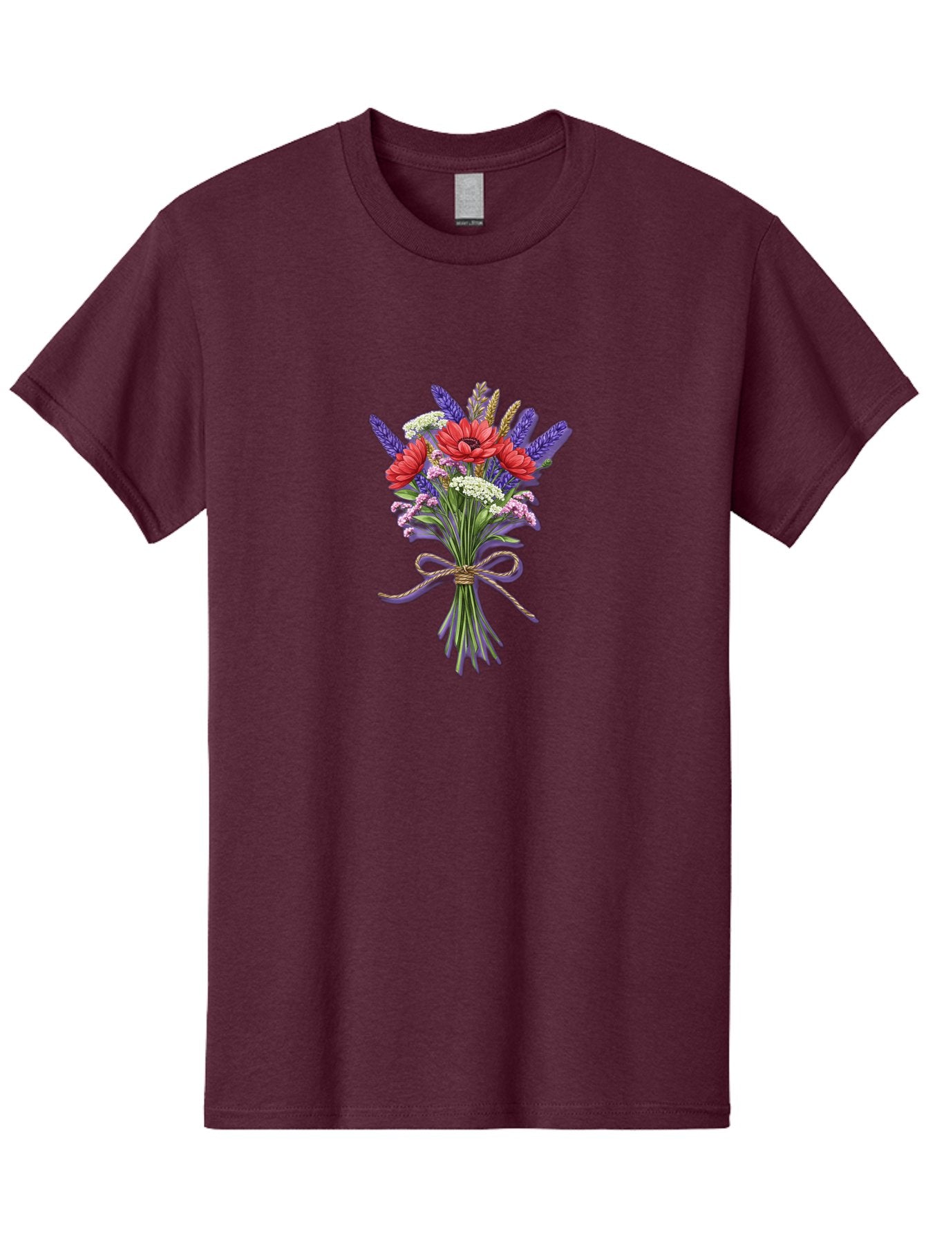 Wildflower-Bouquet-8 Men'S Graphic Tee, 100% Cotton, Comfortable Casual Summer Wear, Machine Washable, Vintage Camera, Old Camera, Antique Camera, Black Camera, Classic Photography, Photography Equipment, Nostalgic Device, Film Camera, Baf661 13