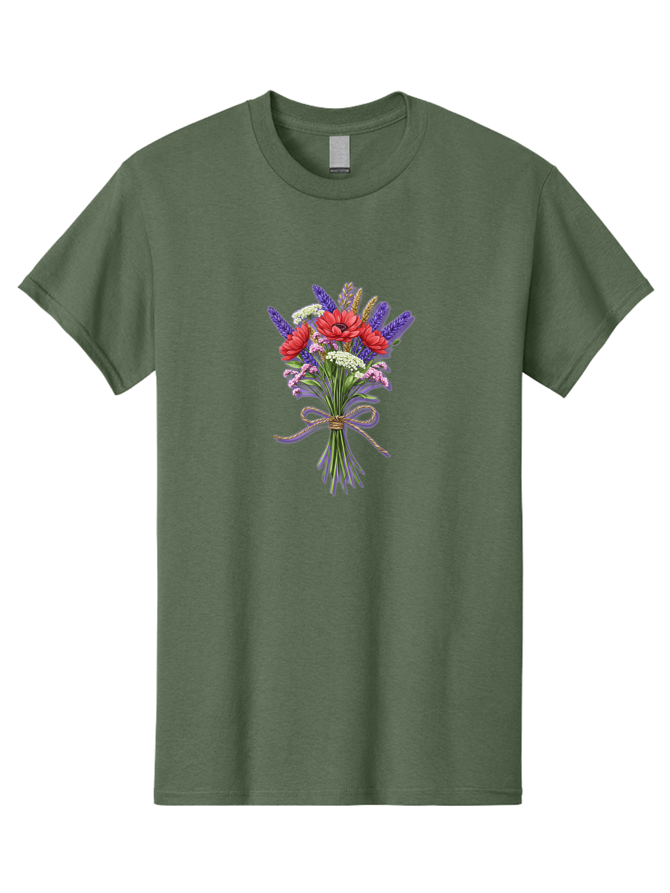 Wildflower-Bouquet-8 Men'S Graphic Tee, 100% Cotton, Comfortable Casual Summer Wear, Machine Washable, Vintage Camera, Old Camera, Antique Camera, Black Camera, Classic Photography, Photography Equipment, Nostalgic Device, Film Camera, Baf661