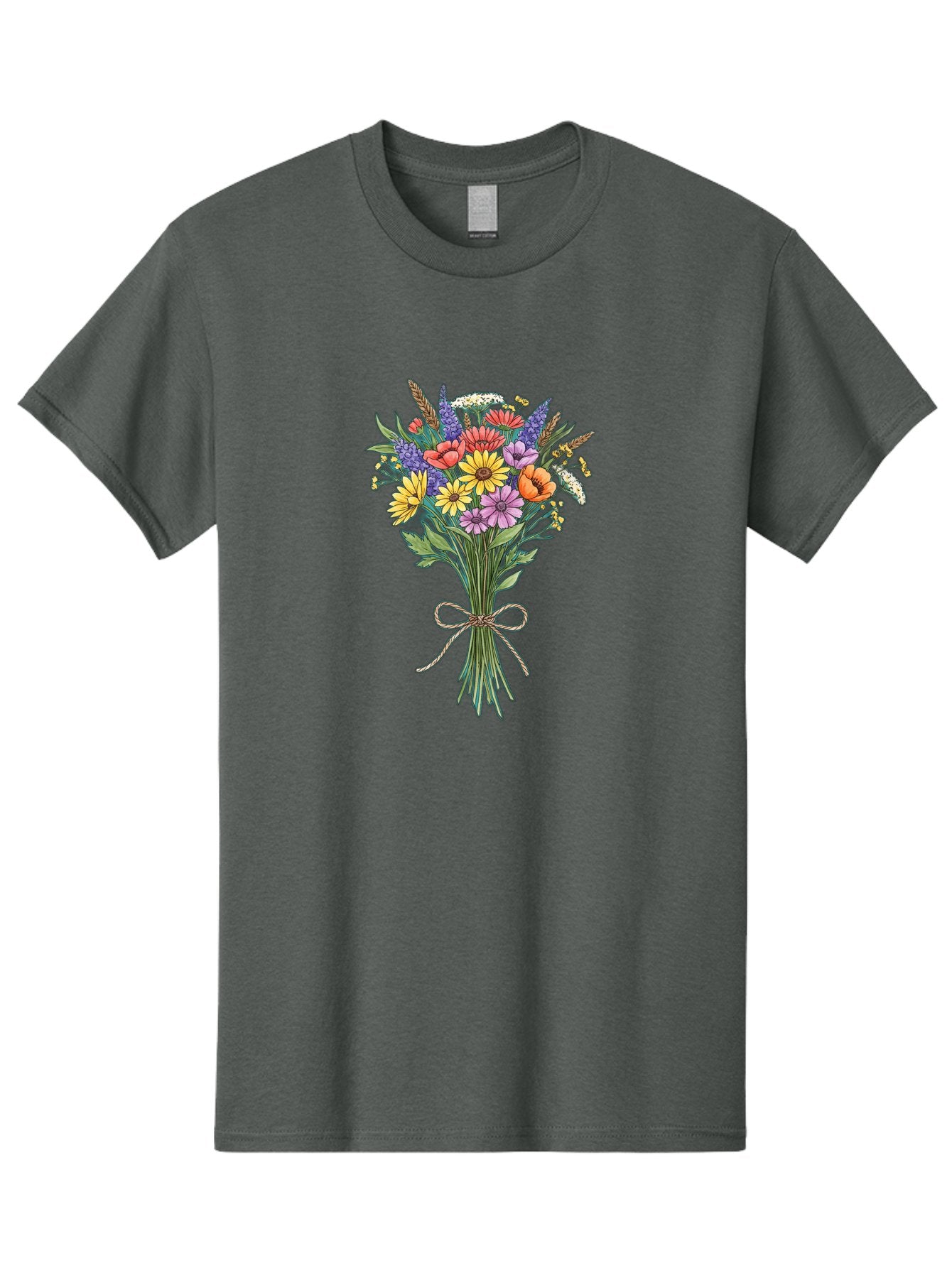 Wildflower-Bouquet-9 Men'S Graphic Tee, 100% Cotton, Comfortable Casual Summer Wear, Machine Washable, Vintage Camera, Old Camera, Antique Camera, Black Camera, Classic Photography, Photography Equipment, Nostalgic Device, Film Camera, Baf662 10
