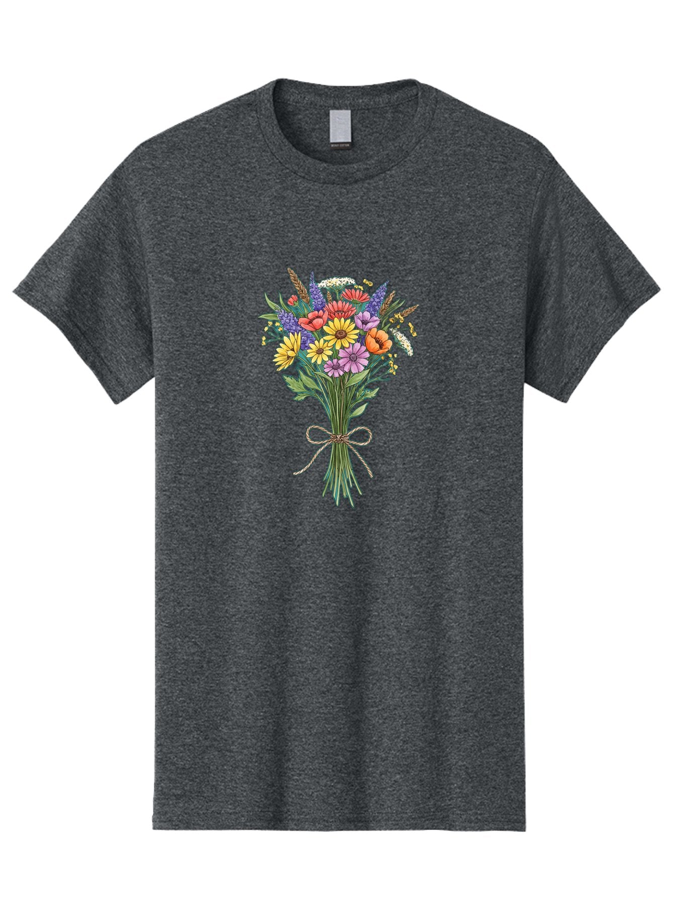 Wildflower-Bouquet-9 Men'S Graphic Tee, 100% Cotton, Comfortable Casual Summer Wear, Machine Washable, Vintage Camera, Old Camera, Antique Camera, Black Camera, Classic Photography, Photography Equipment, Nostalgic Device, Film Camera, Baf662 7