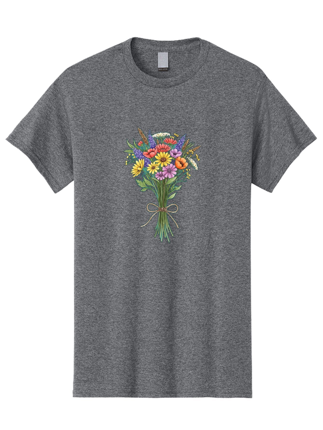 Wildflower-Bouquet-9 Men'S Graphic Tee, 100% Cotton, Comfortable Casual Summer Wear, Machine Washable, Vintage Camera, Old Camera, Antique Camera, Black Camera, Classic Photography, Photography Equipment, Nostalgic Device, Film Camera, Baf662 11