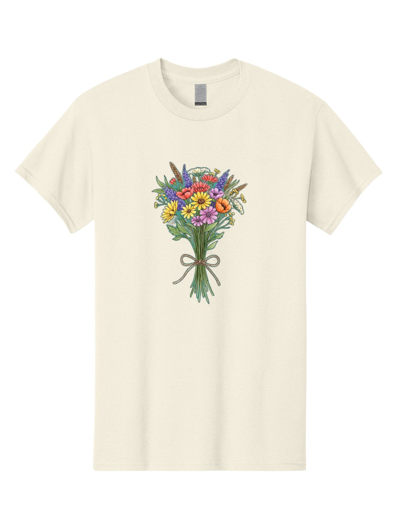 Wildflower-Bouquet-9 Men'S Graphic Tee, 100% Cotton, Comfortable Casual Summer Wear, Machine Washable, Vintage Camera, Old Camera, Antique Camera, Black Camera, Classic Photography, Photography Equipment, Nostalgic Device, Film Camera, Baf662