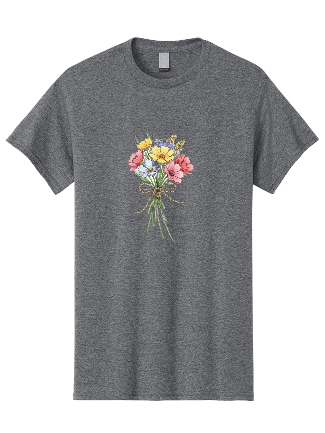 Wildflower-Bouquet Men'S Graphic Tee, 100% Cotton, Comfortable Casual Summer Wear, Machine Washable, Vintage Camera, Old Camera, Antique Camera, Black Camera, Classic Photography, Photography Equipment, Nostalgic Device, Film Camera, Baf663