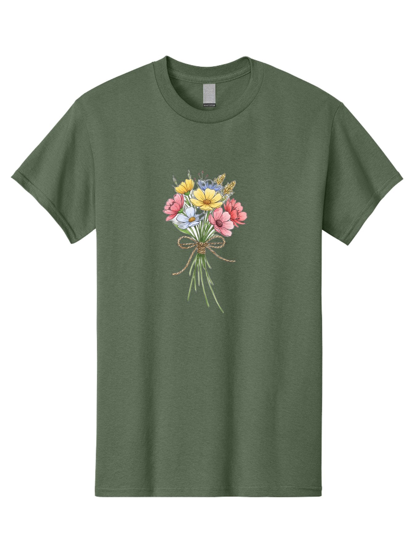 Wildflower-Bouquet Men'S Graphic Tee, 100% Cotton, Comfortable Casual Summer Wear, Machine Washable, Vintage Camera, Old Camera, Antique Camera, Black Camera, Classic Photography, Photography Equipment, Nostalgic Device, Film Camera, Baf663 6