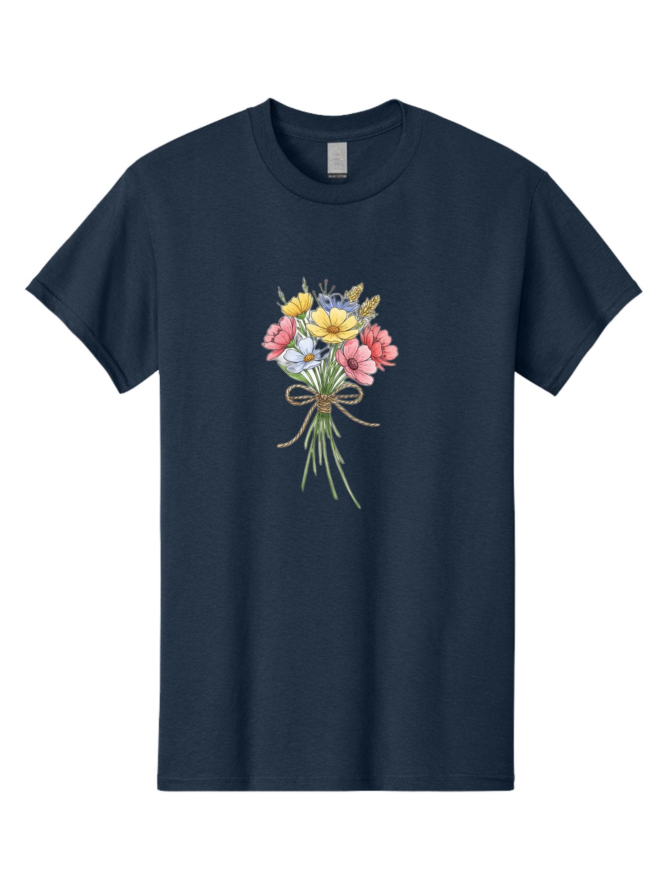 Wildflower-Bouquet Men'S Graphic Tee, 100% Cotton, Comfortable Casual Summer Wear, Machine Washable, Vintage Camera, Old Camera, Antique Camera, Black Camera, Classic Photography, Photography Equipment, Nostalgic Device, Film Camera, Baf663 14