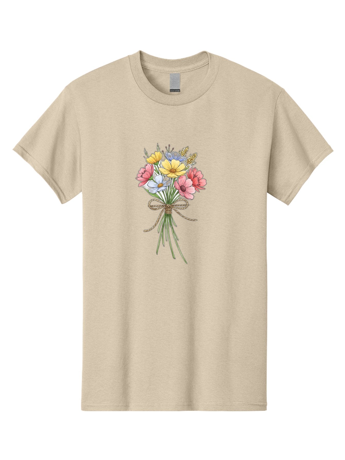 Wildflower-Bouquet Men'S Graphic Tee, 100% Cotton, Comfortable Casual Summer Wear, Machine Washable, Vintage Camera, Old Camera, Antique Camera, Black Camera, Classic Photography, Photography Equipment, Nostalgic Device, Film Camera, Baf663 13