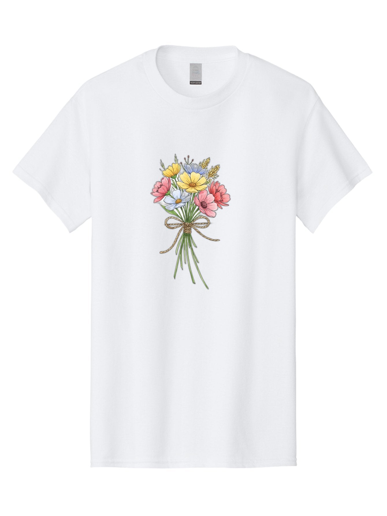 Wildflower-Bouquet Men'S Graphic Tee, 100% Cotton, Comfortable Casual Summer Wear, Machine Washable, Vintage Camera, Old Camera, Antique Camera, Black Camera, Classic Photography, Photography Equipment, Nostalgic Device, Film Camera, Baf663 3
