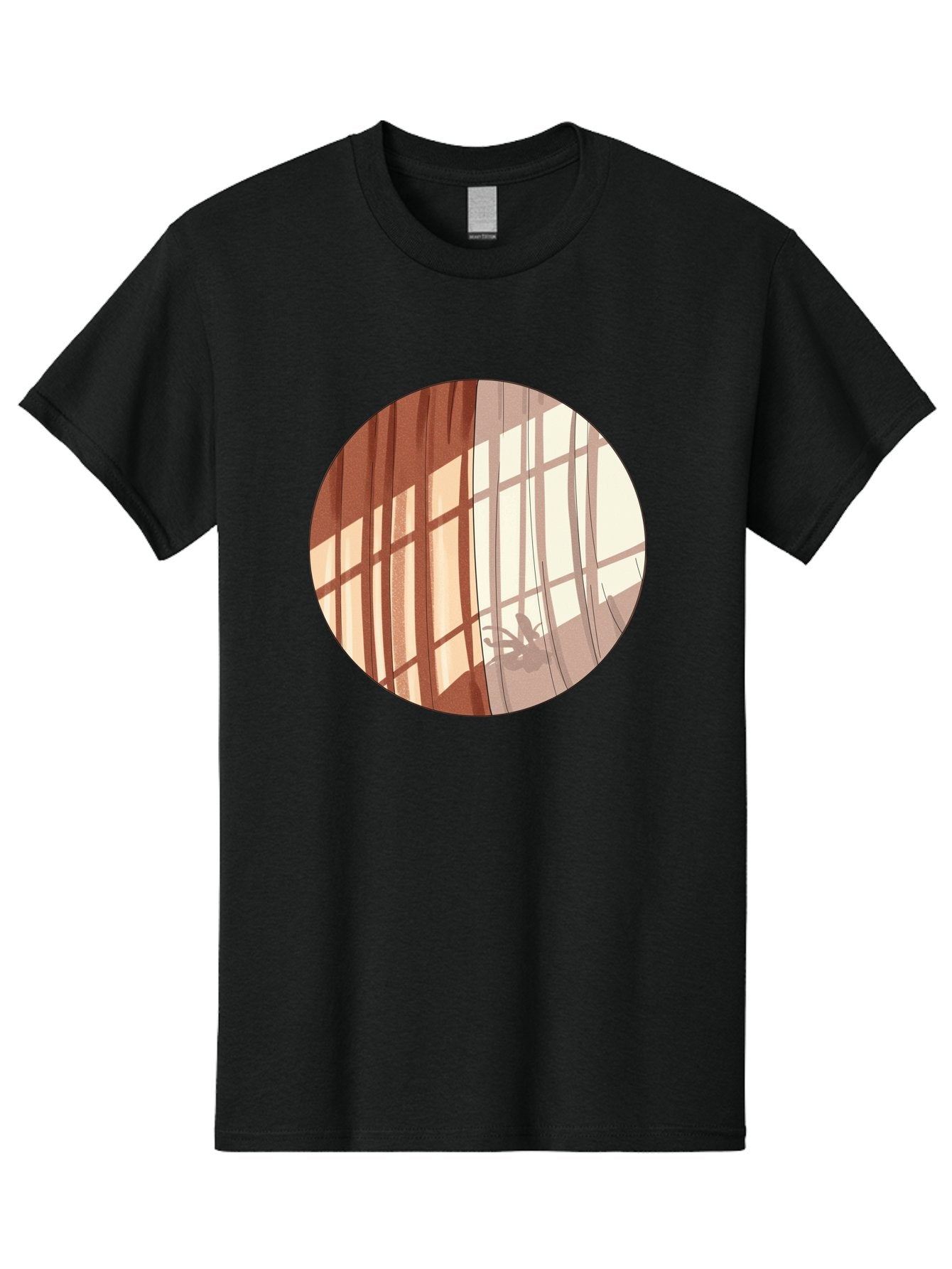 Window-Curtain-Shadows Men'S Graphic Tee, 100% Cotton, Comfortable Casual Summer Wear, Machine Washable, Vintage Camera, Old Camera, Antique Camera, Black Camera, Classic Photography, Photography Equipment, Nostalgic Device, Film Camera, Baf664 9